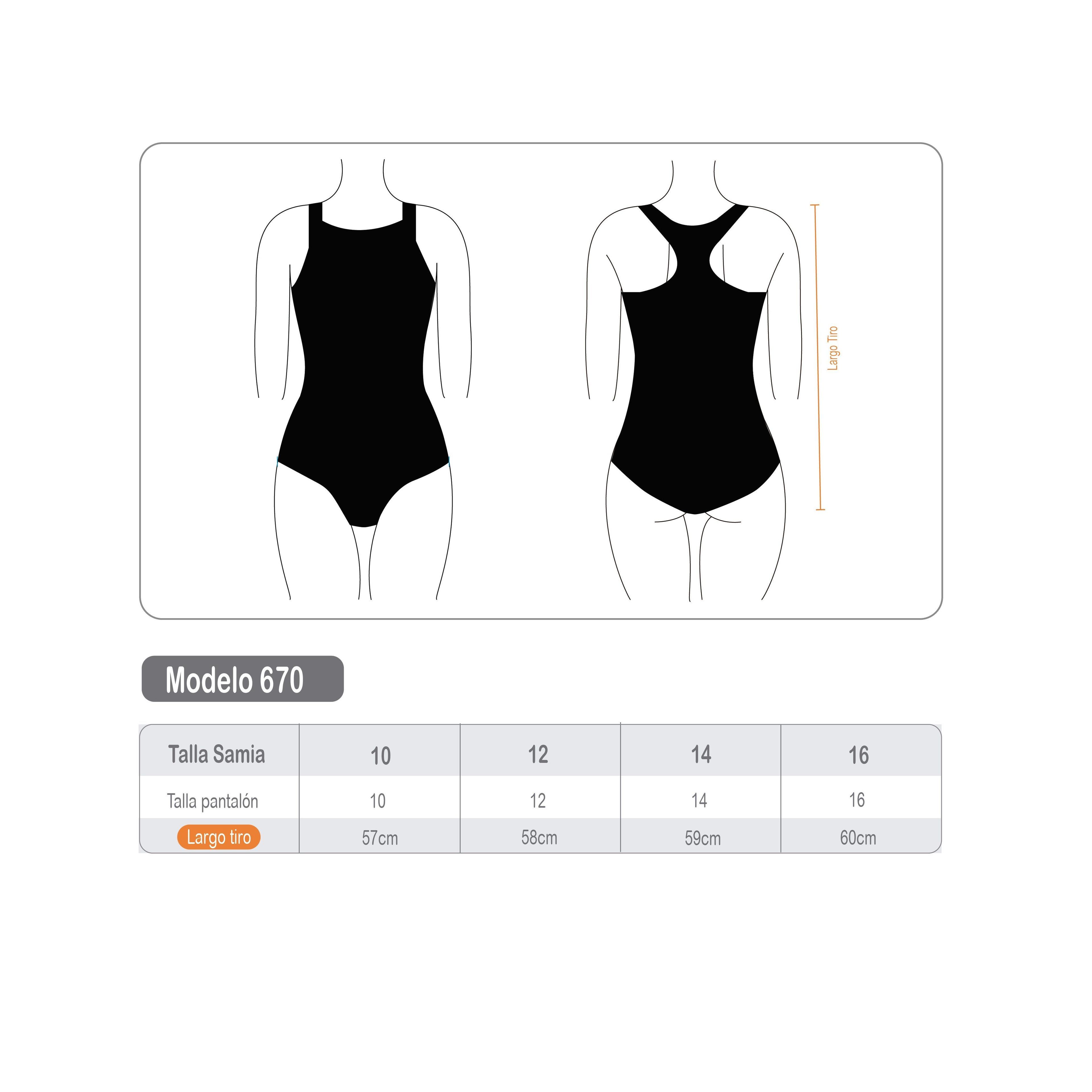 Traje de baño deportivo niña con cierre coral-2