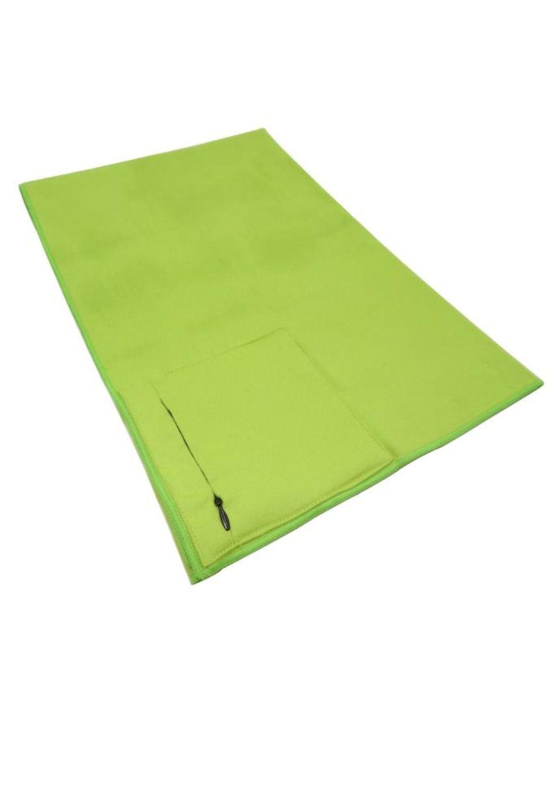 Toalla microfibra secado rápido mediana verde-4