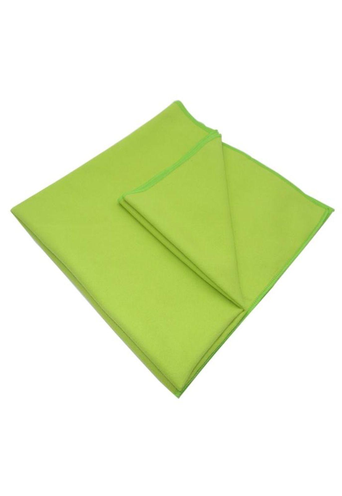Toalla microfibra secado rápido mediana verde-5