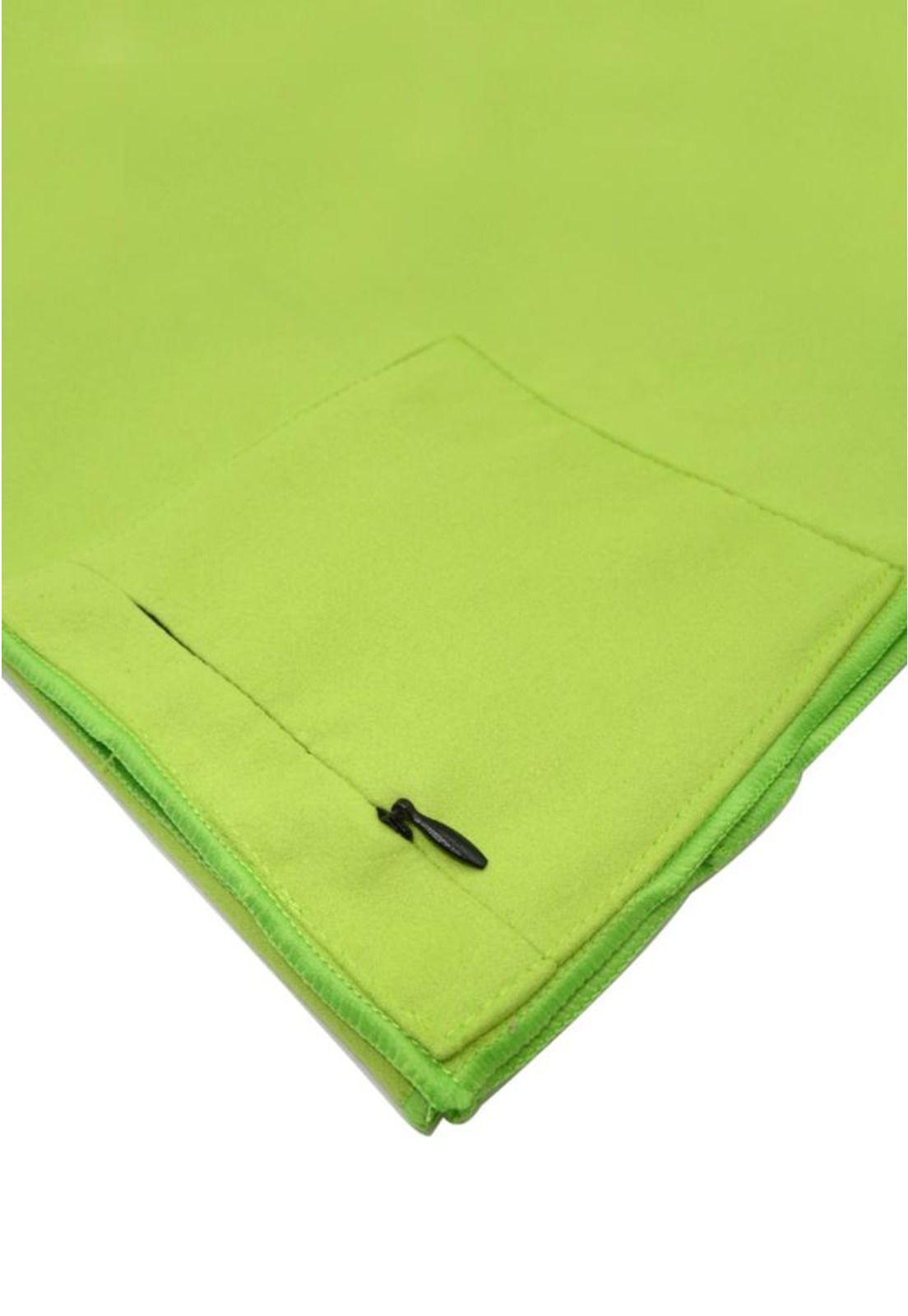 Toalla microfibra secado rápido mediana verde-6