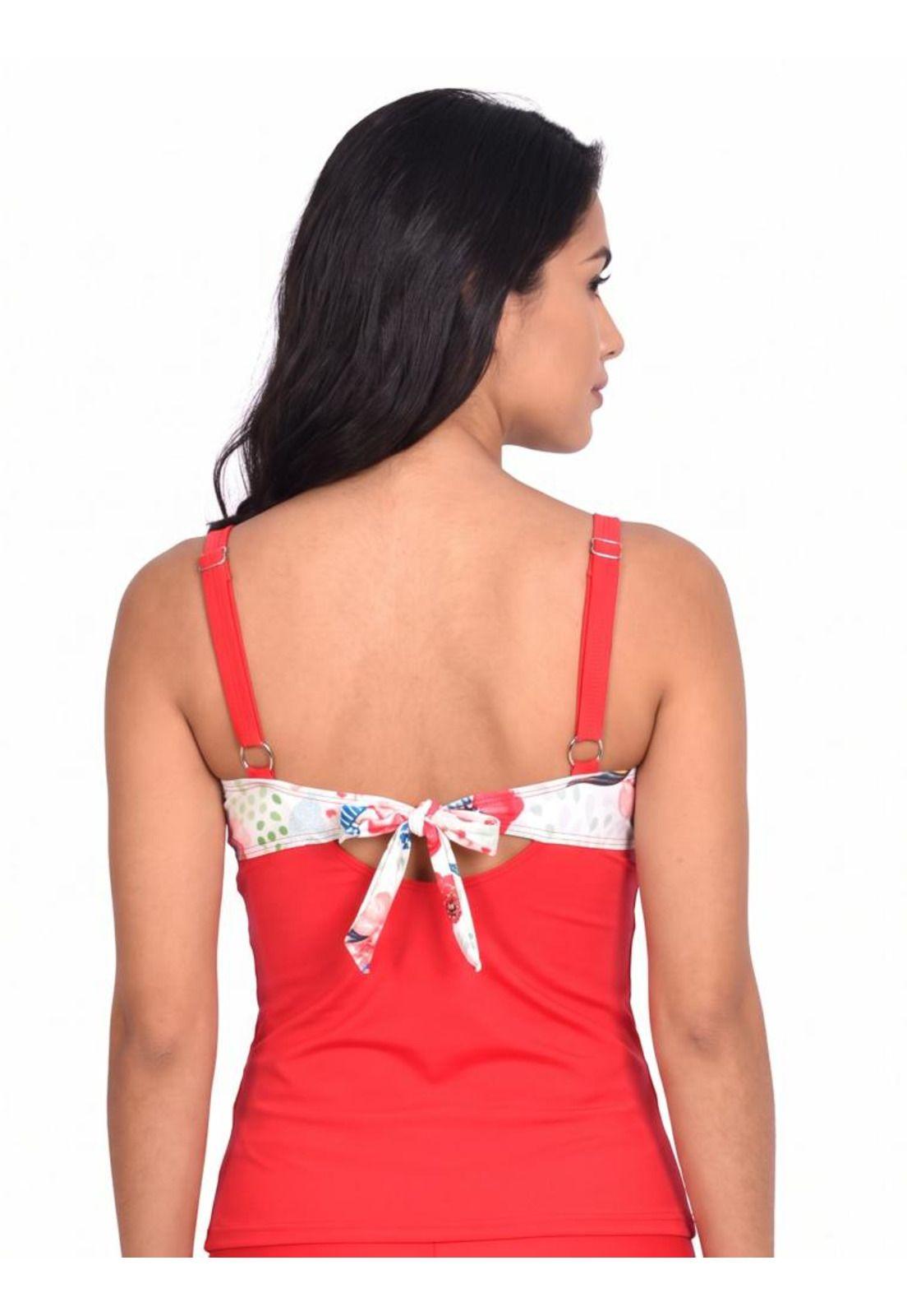 Tankini reductor estampado rojo-1