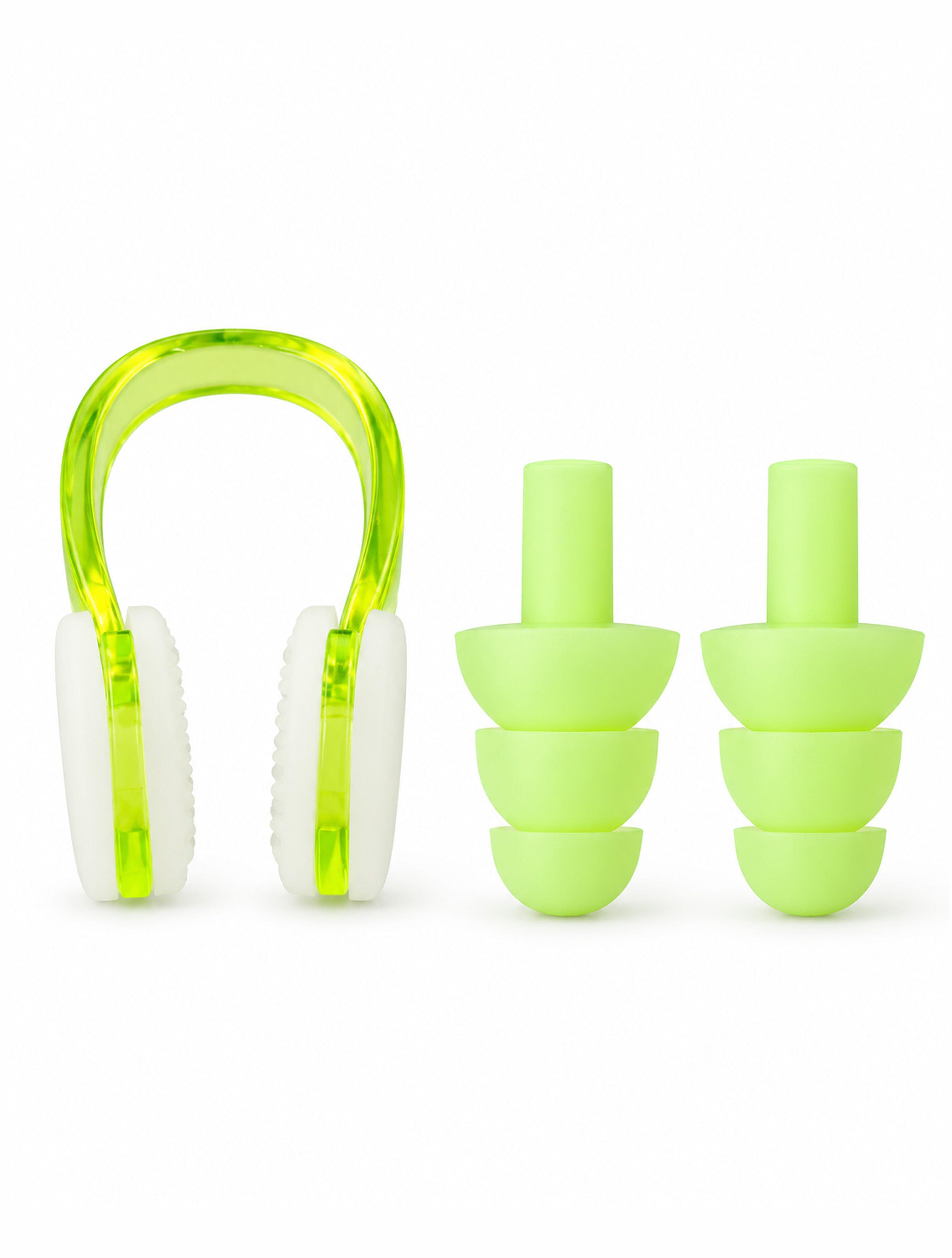 Set De Naricera Y Tapon De Oídos verde-2