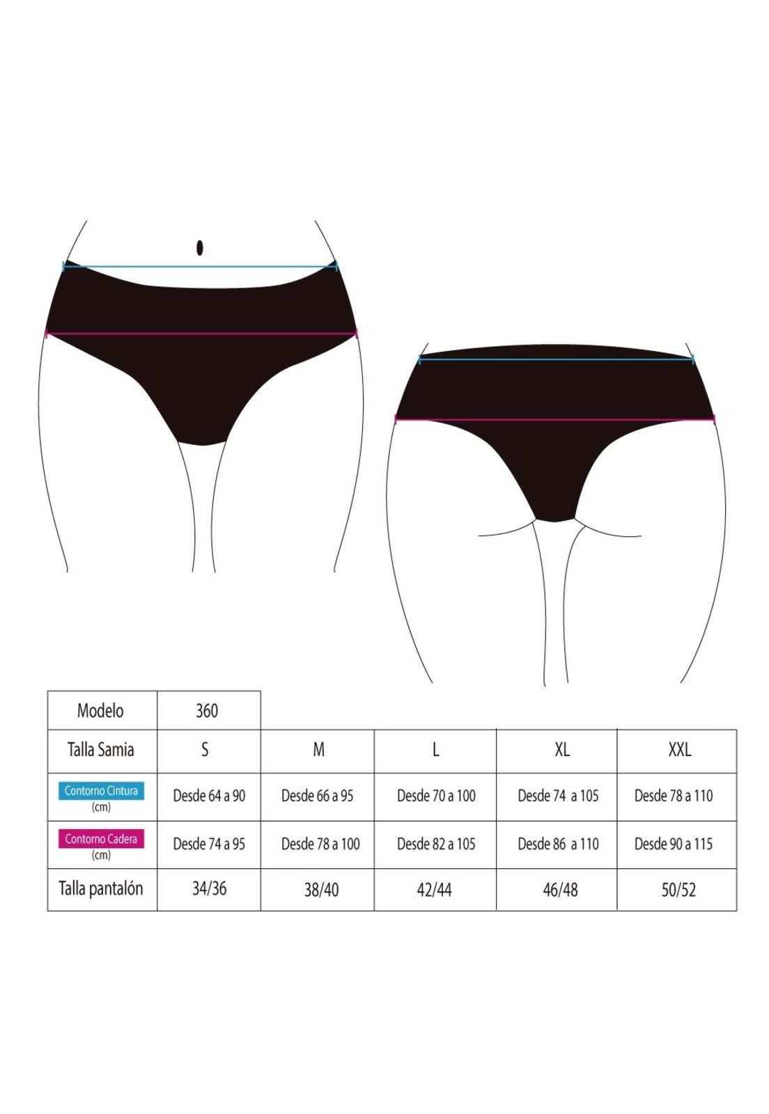 Bikini calzón ajustable caderas animal print brillante-2