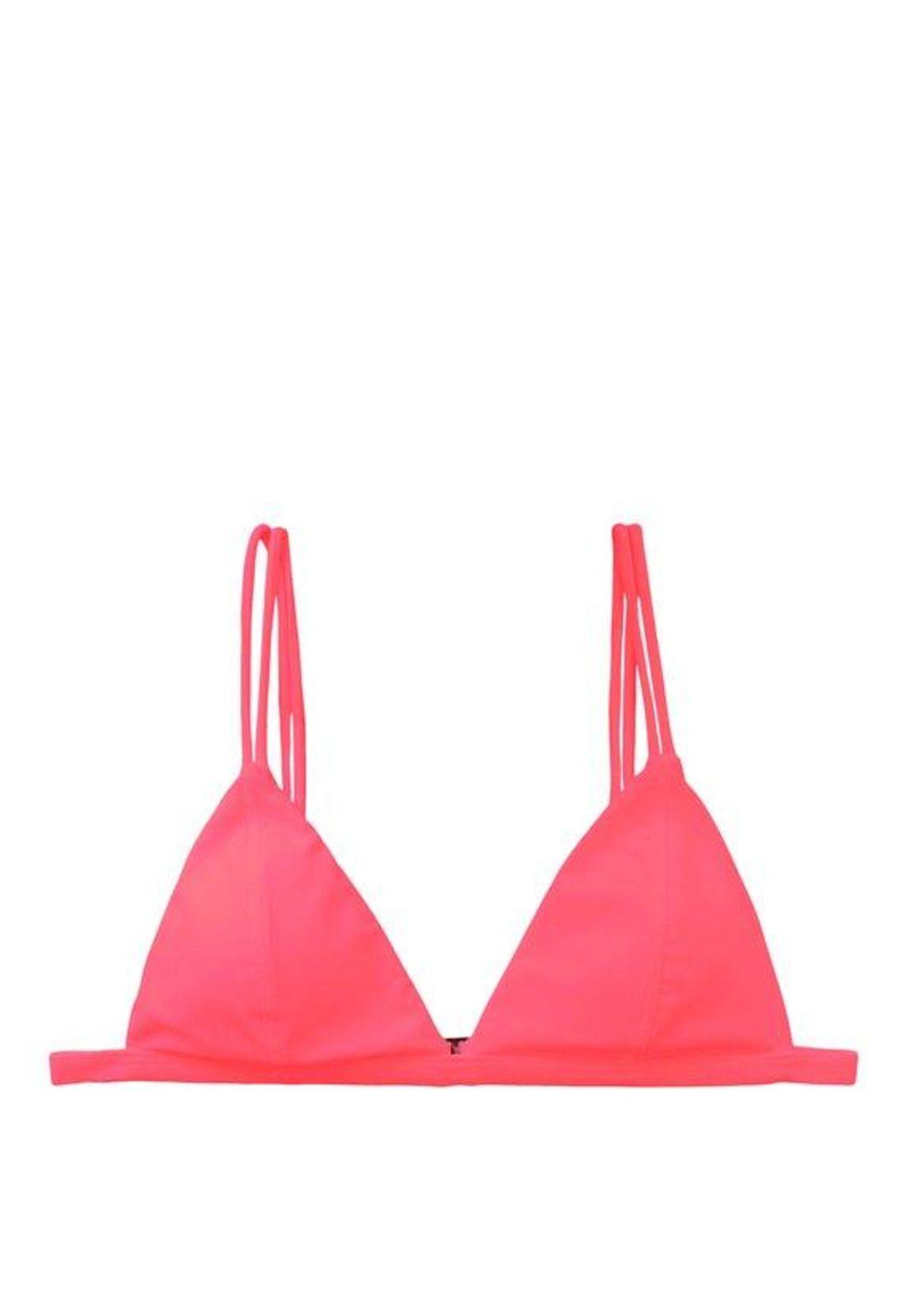 Bikini estilo triangulo color magenta-0