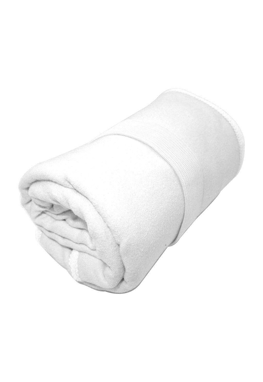 Toalla microfibra mediana 150 cm x 75 cm blanca-4