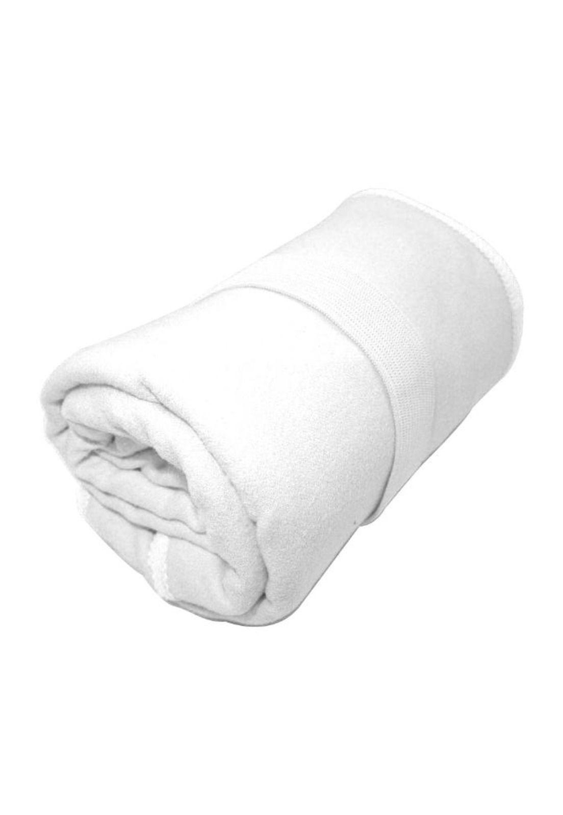 Toalla microfibra mediana 150 cm x 75 cm blanca-3