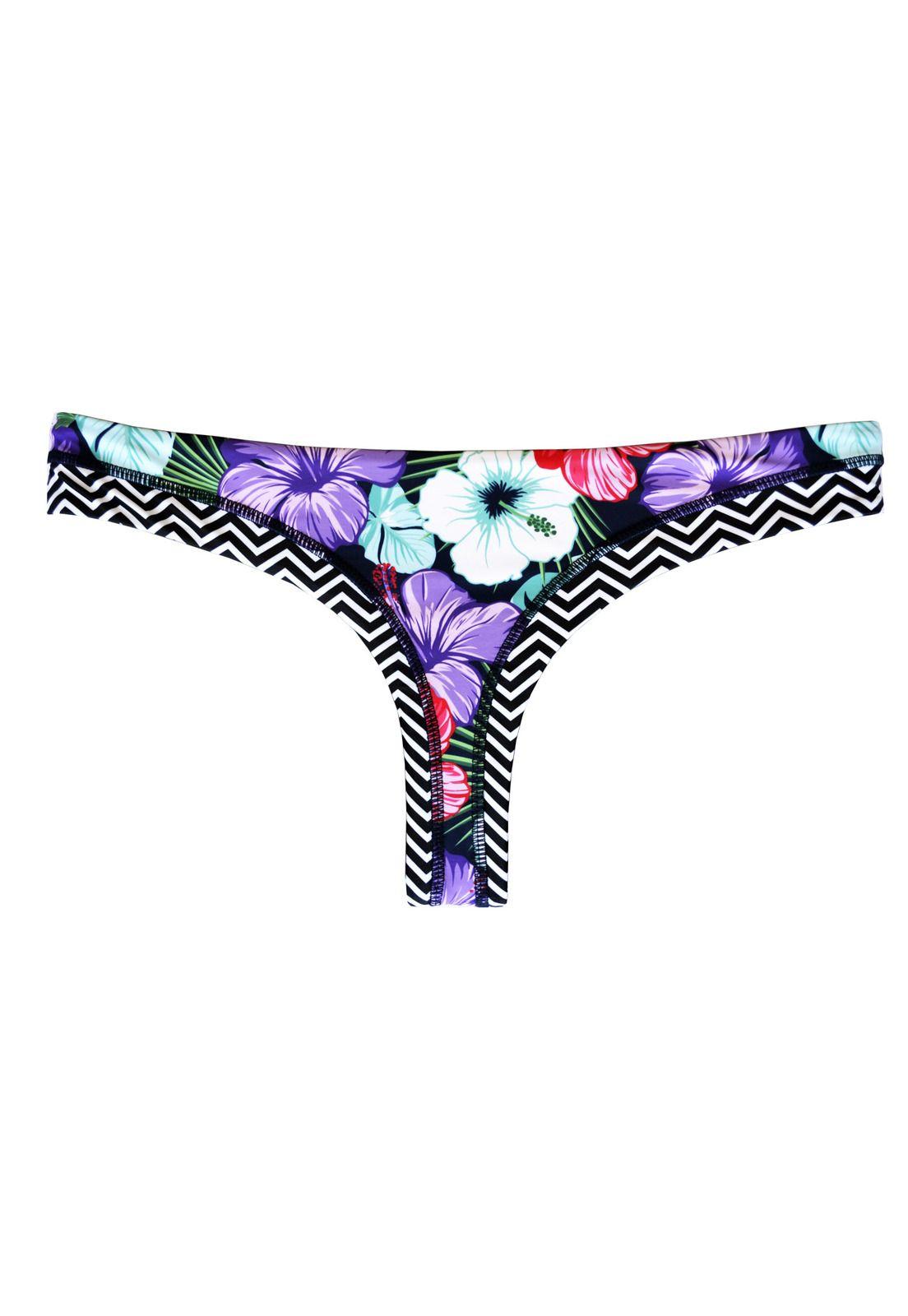Bikini calzón colaless reversible estampado-0