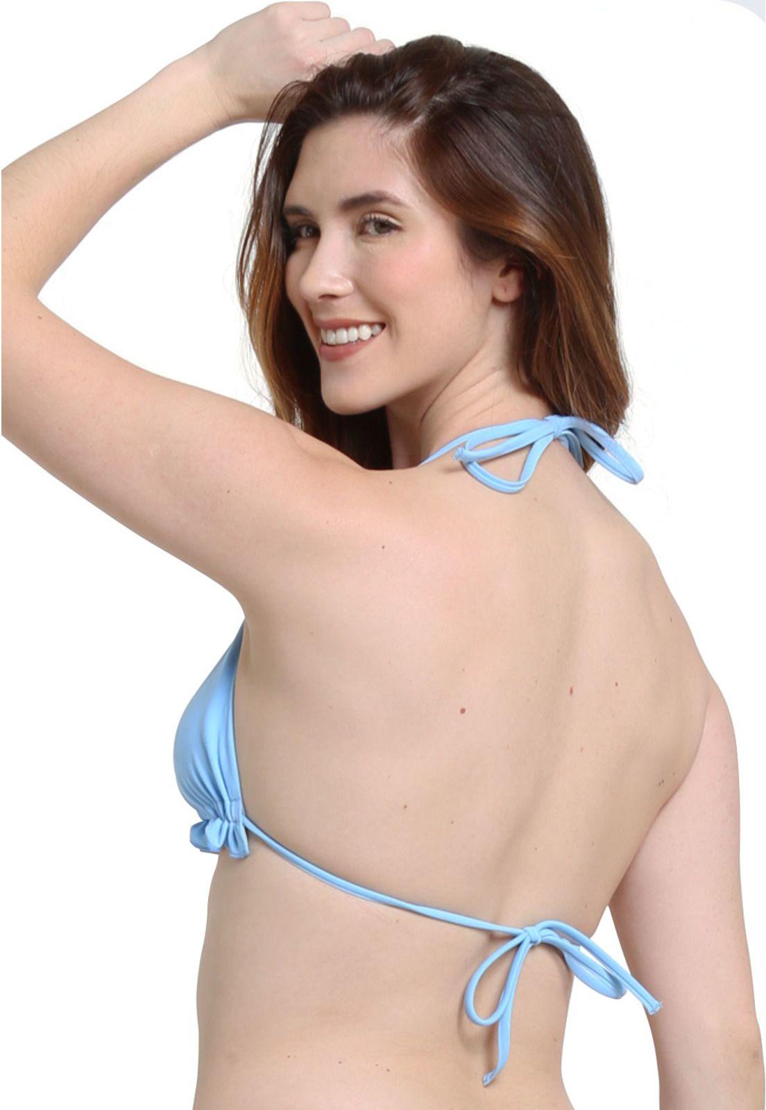 Bikini triángulo con vuelos celeste-2