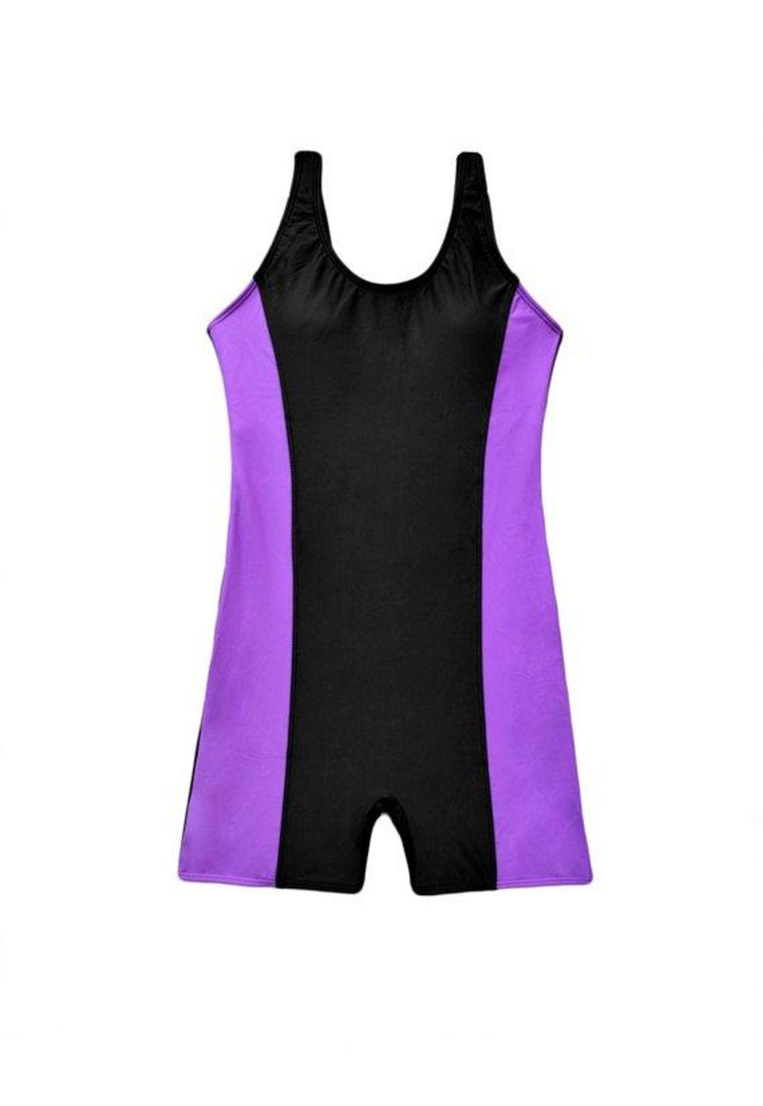 Deportivo media pierna color morado-0