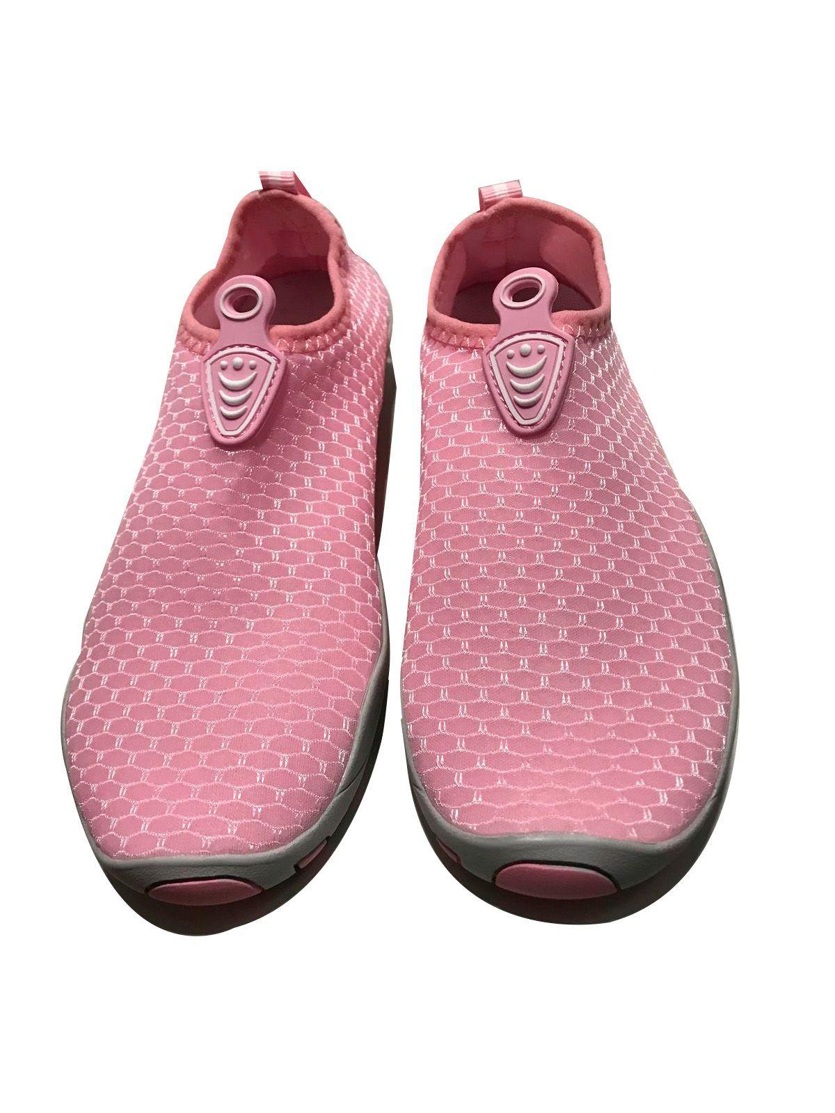Zapatillas de agua para mujer rosado-1