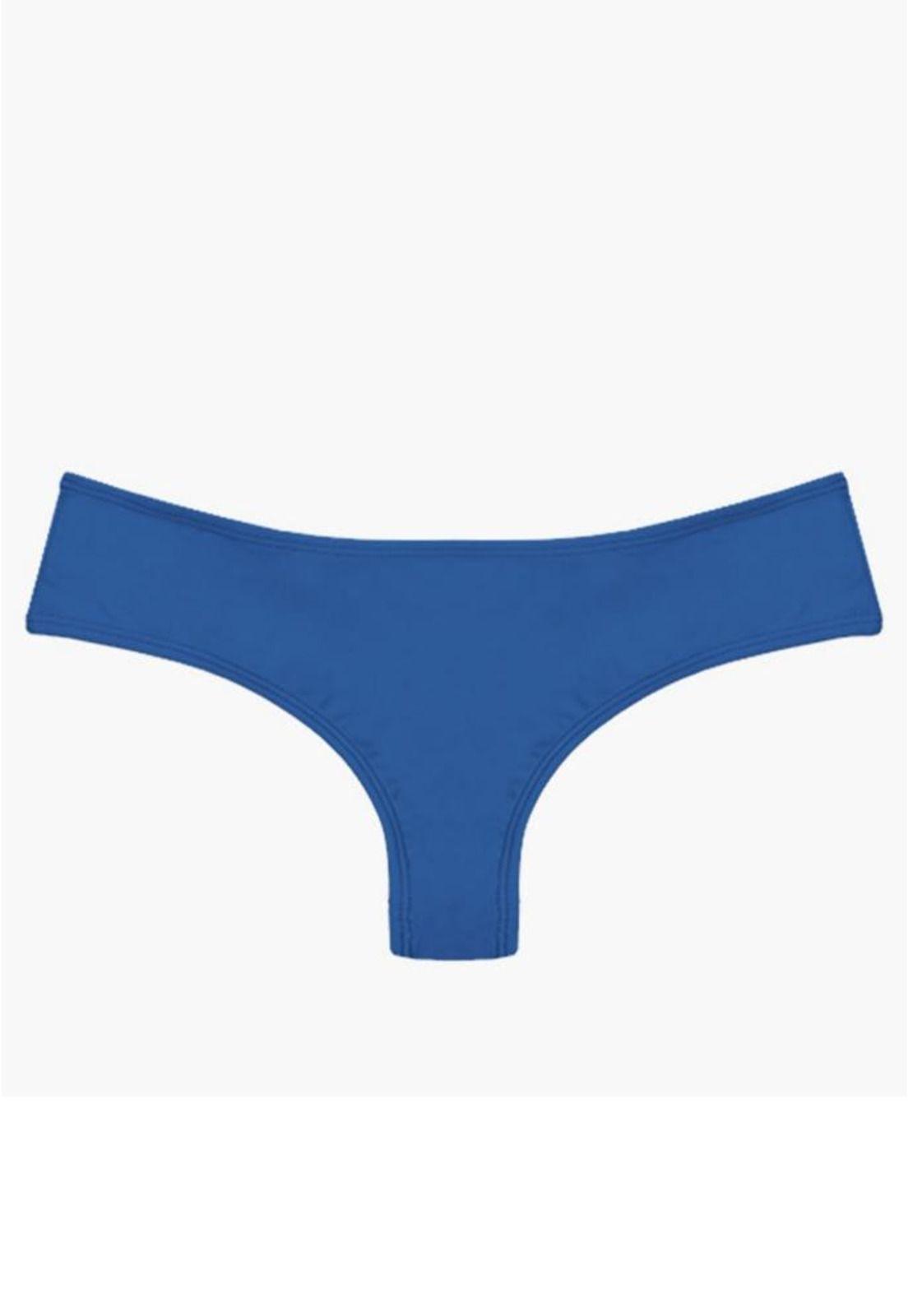 Bikini calzón culote tanga azul-0