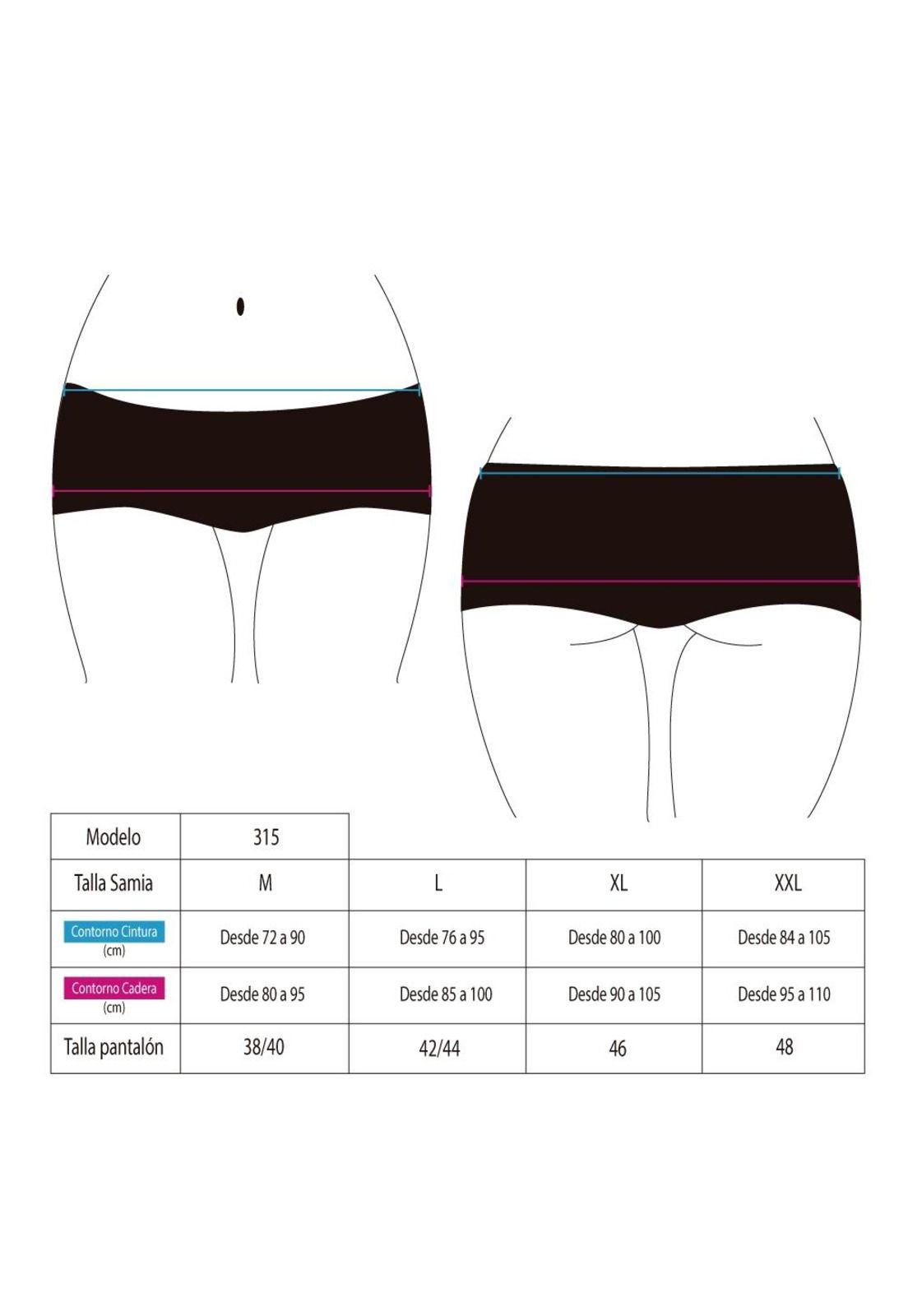 Short deportivo hot pant negro-3