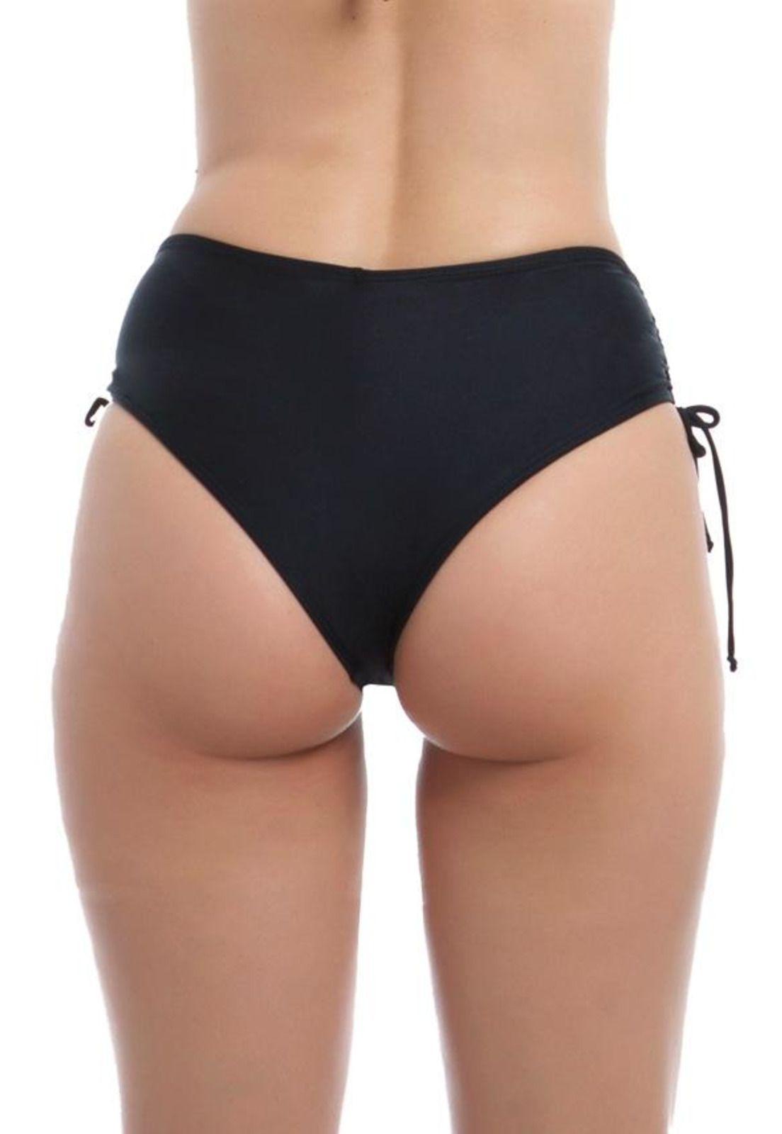 Bikini calzón cadera ajustable negro-1