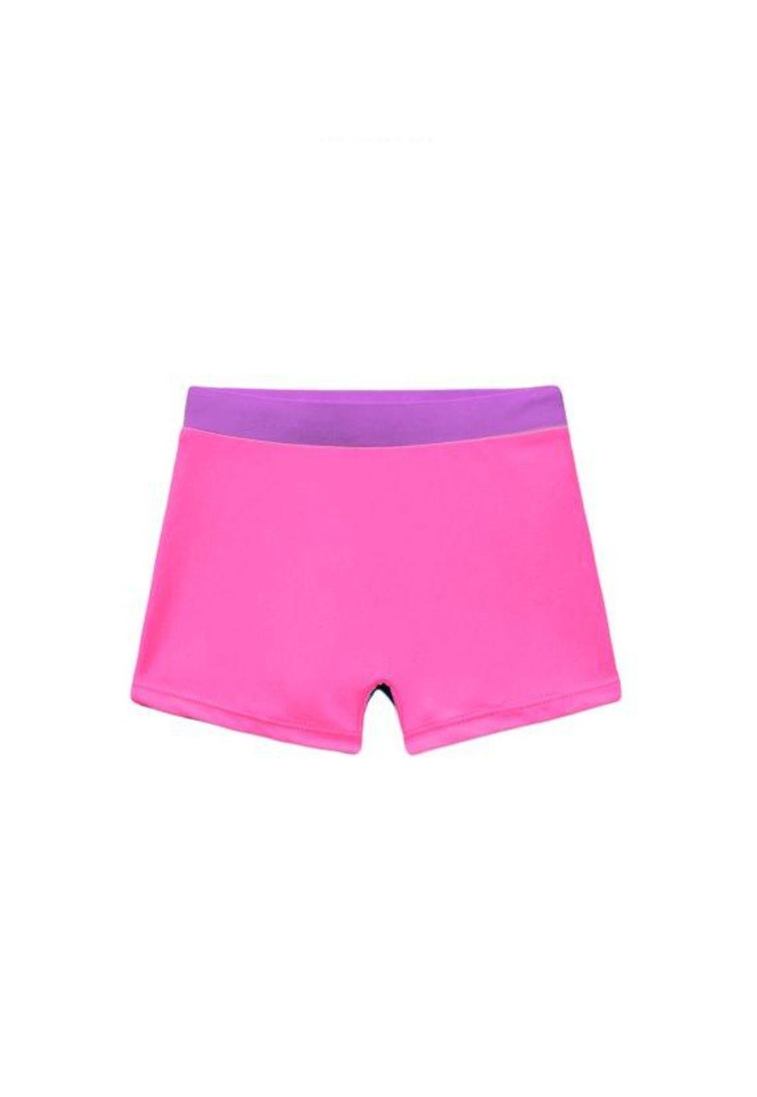 Short de niña color fucsia-0