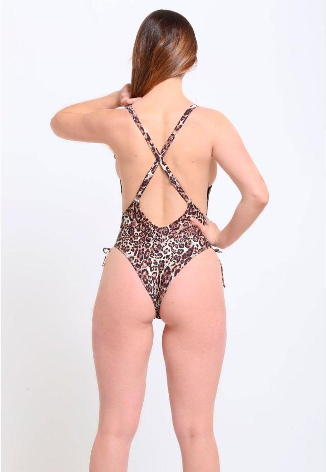 Traje de baño rebajado leopardo-1