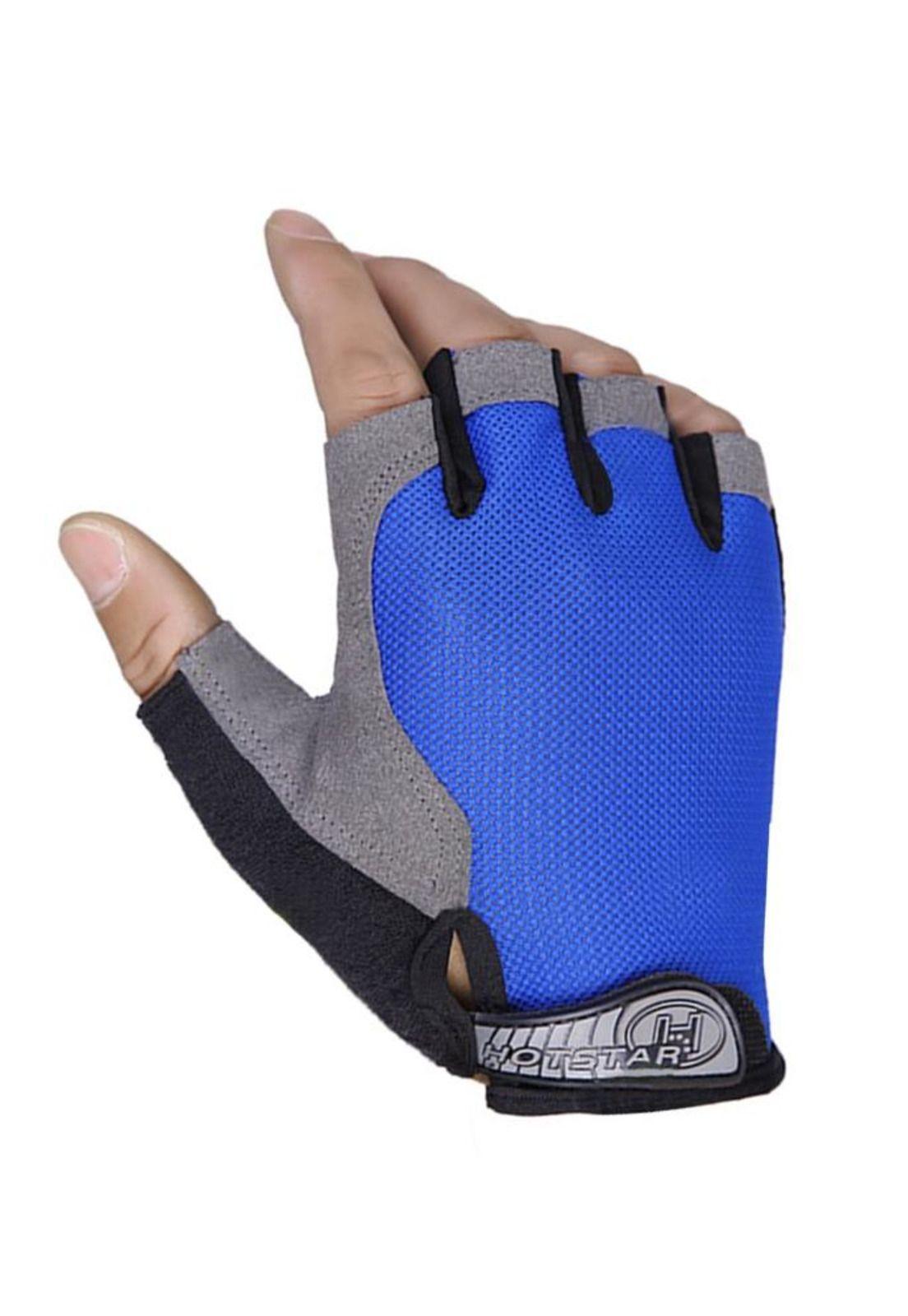Guantes deportivos azul-0