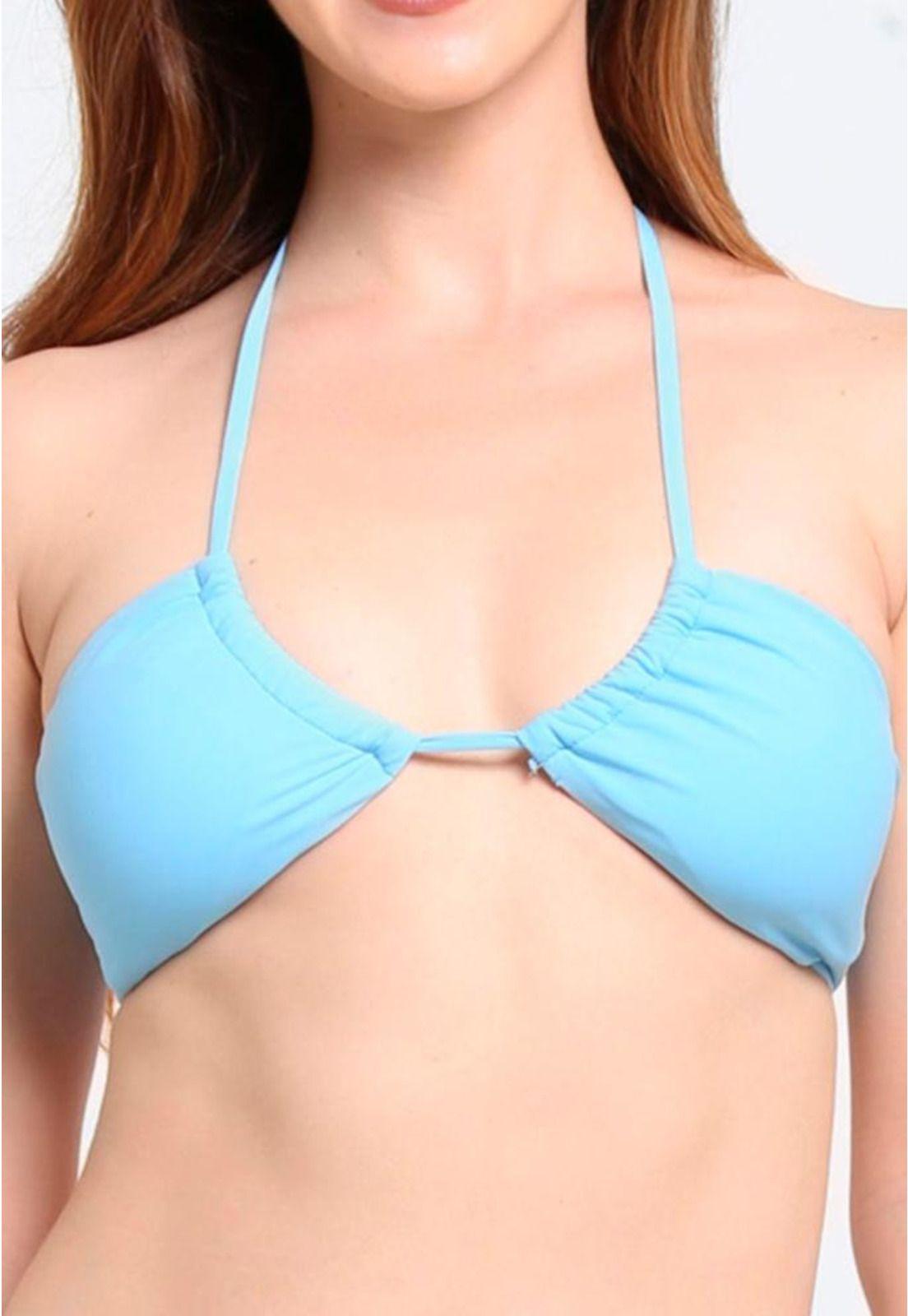 Bikini sin barba strapless celeste-0