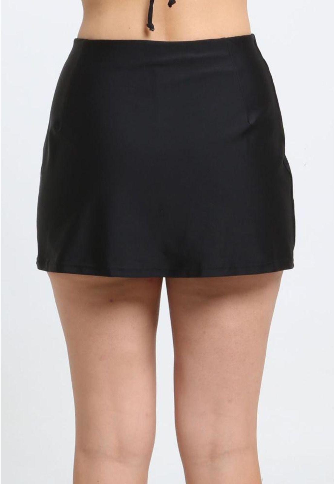 Bikini short falda negro-3