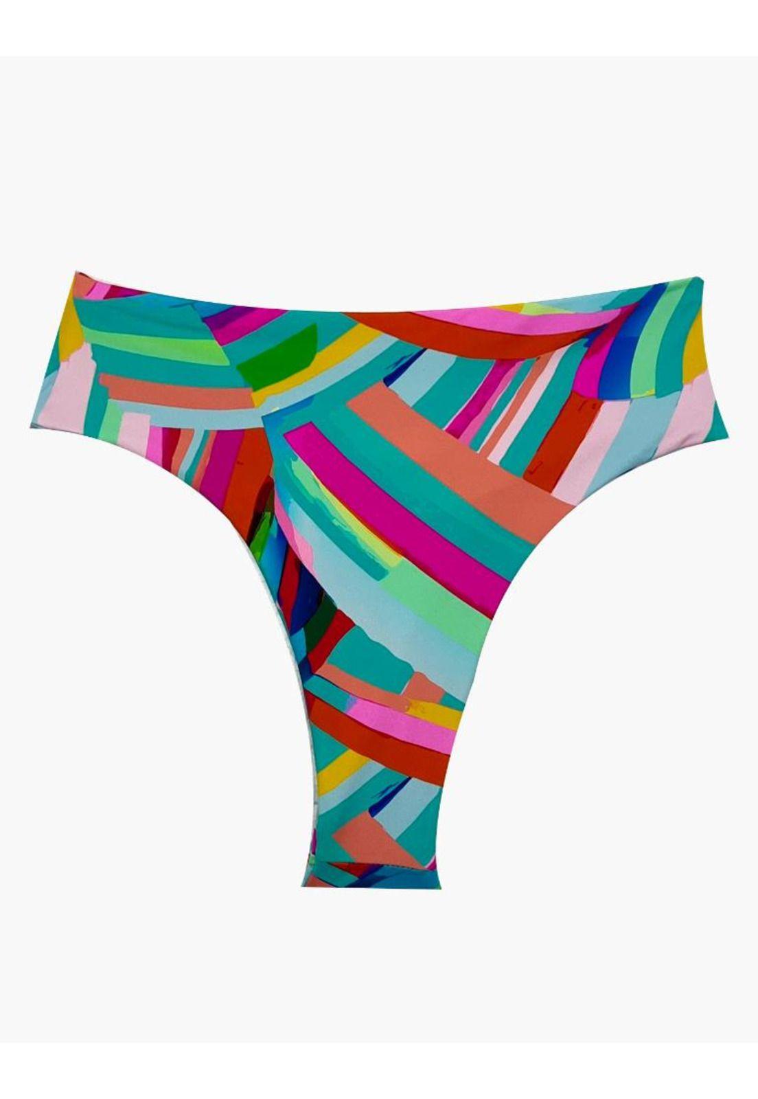 Bikini pin up tanga estampado verde-0