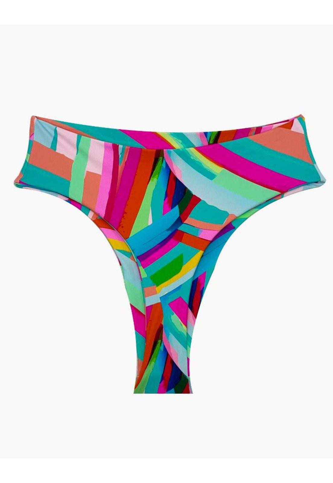 Bikini pin up tanga estampado verde-1