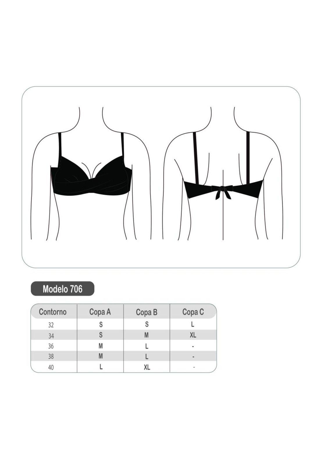 Bikini estilo sostén drapeado estampado coral-2