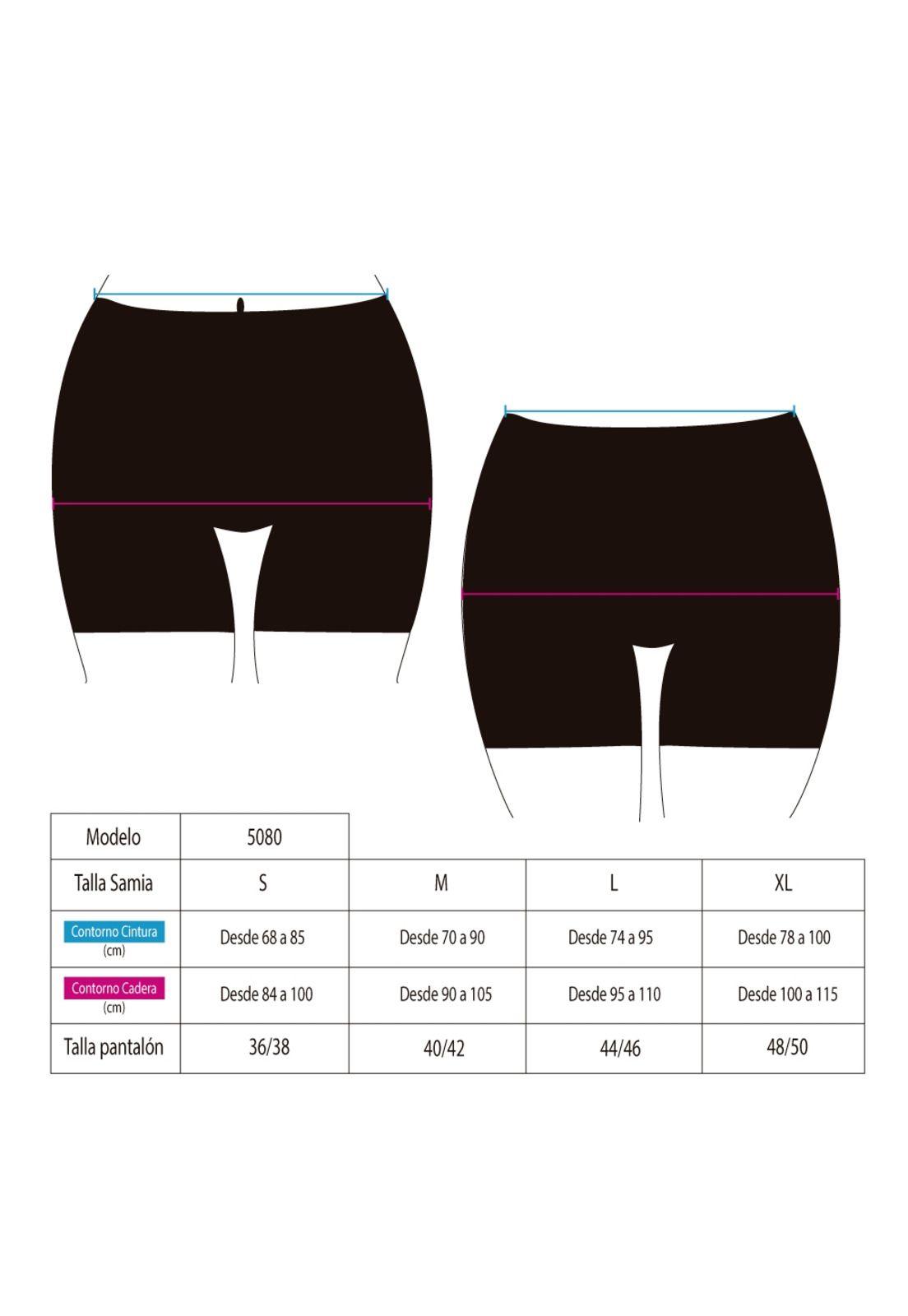 Short deportivo elasticado estampado negro-2