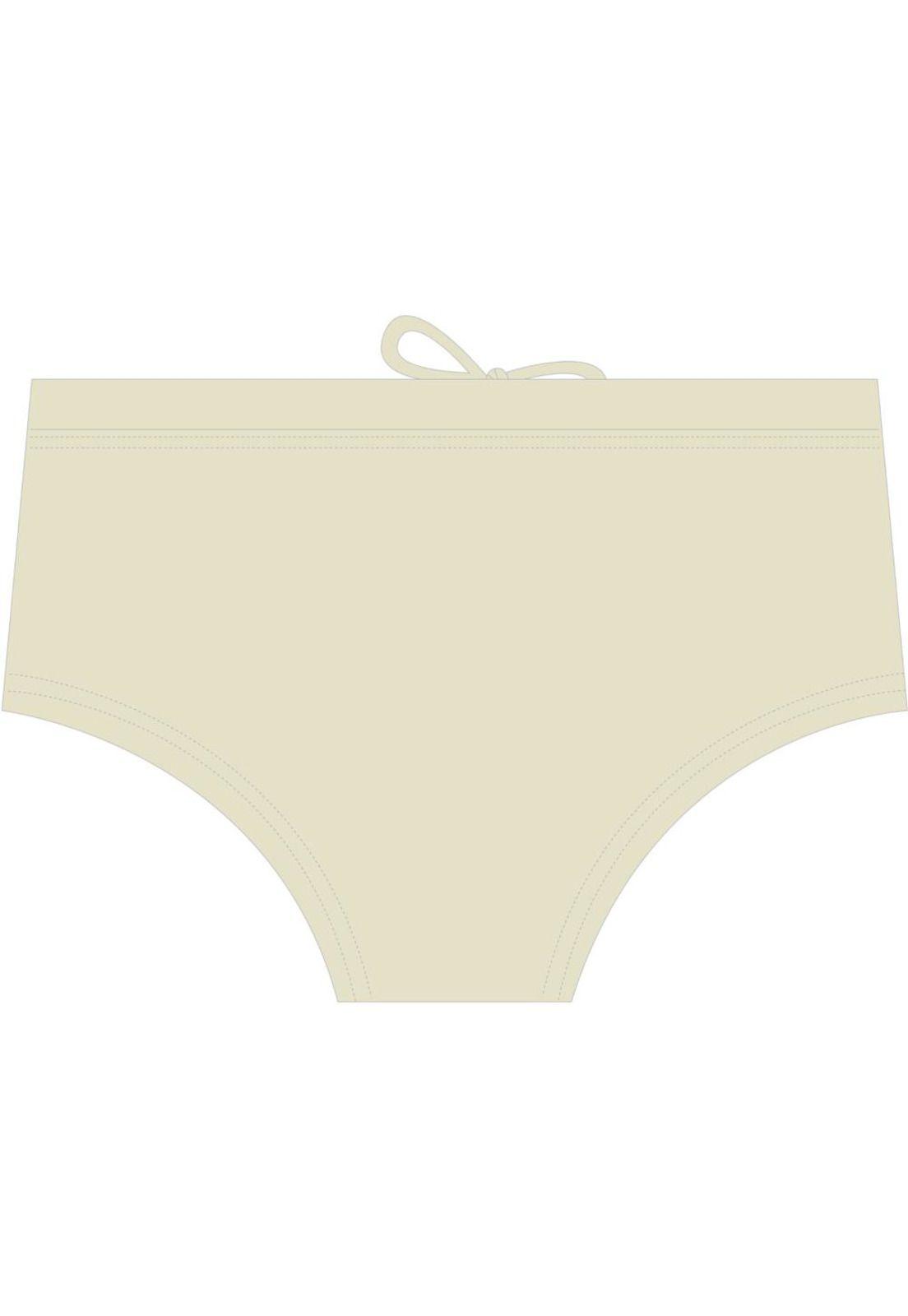 Traje de baño para hombres beige-3