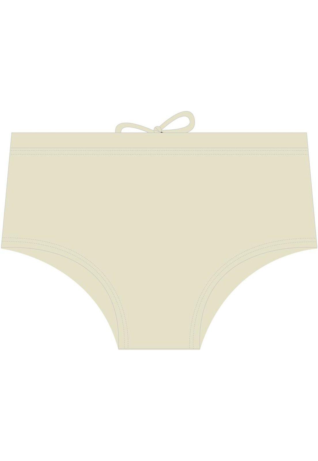 Traje de baño para hombres beige-4