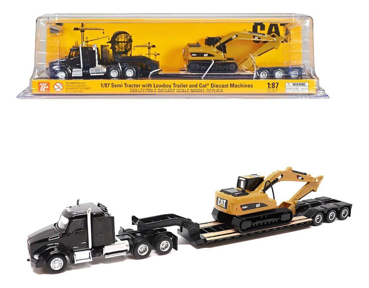 Camion Remolque Diecast Masters Kenworth 1 87 84420 Negro-0