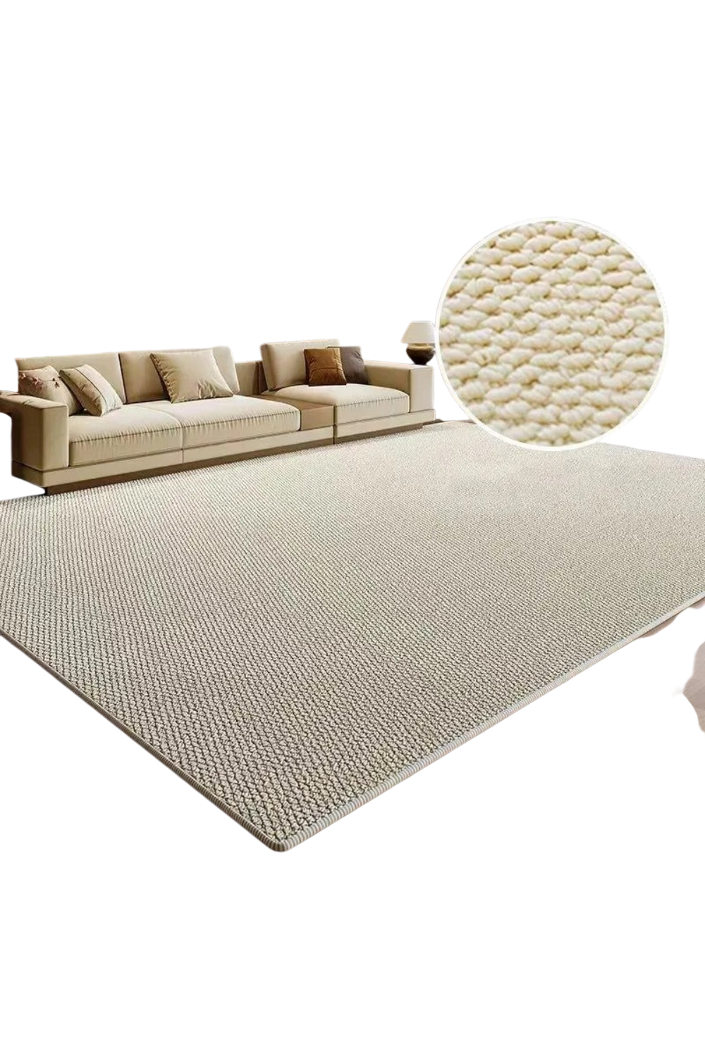 Alfombra Estilo Sisal sintético 200X240 Cm-0