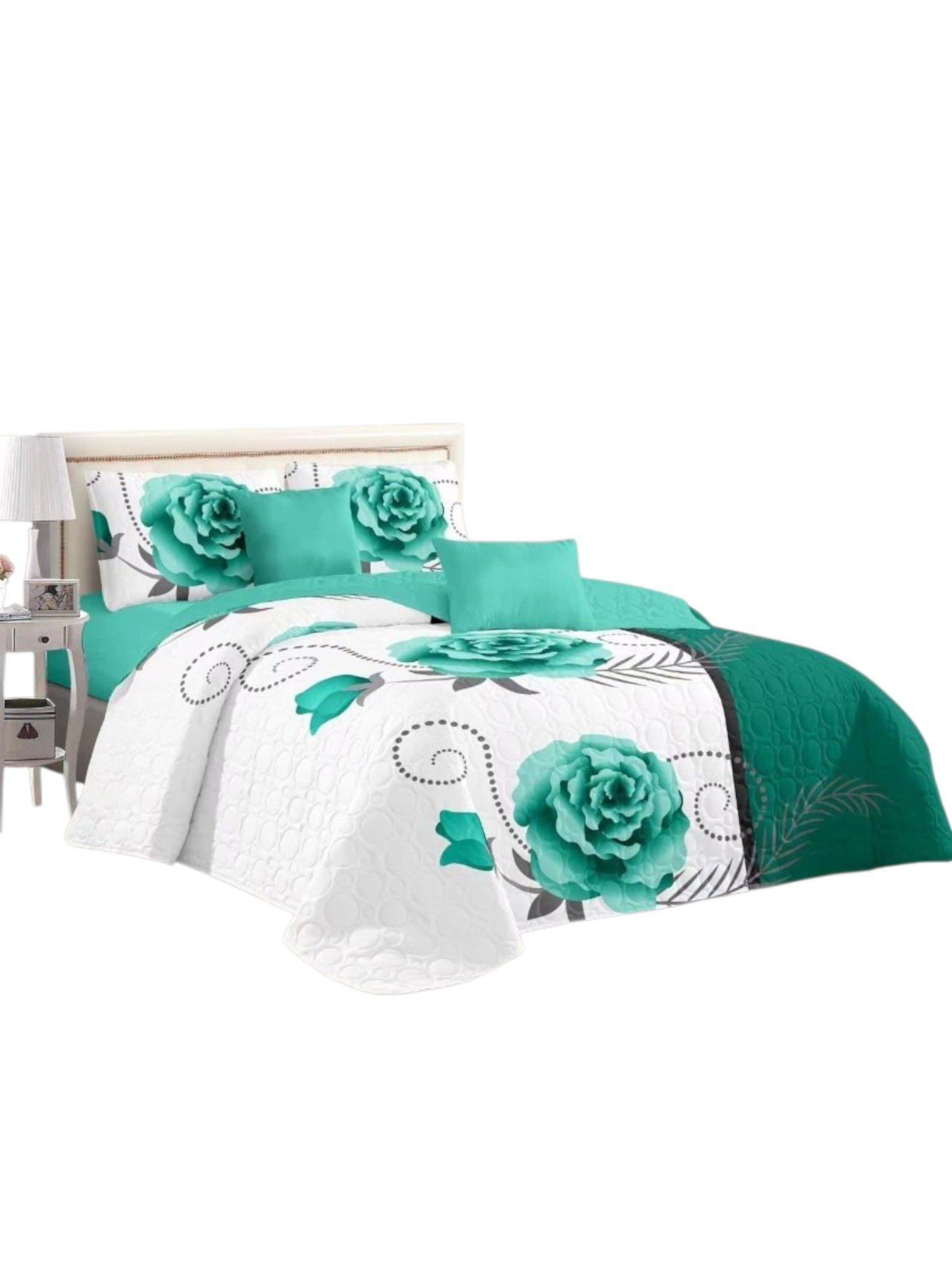 CUBRECAMA QUILT DE VERANO CON DISEÑO TF KING 05-0