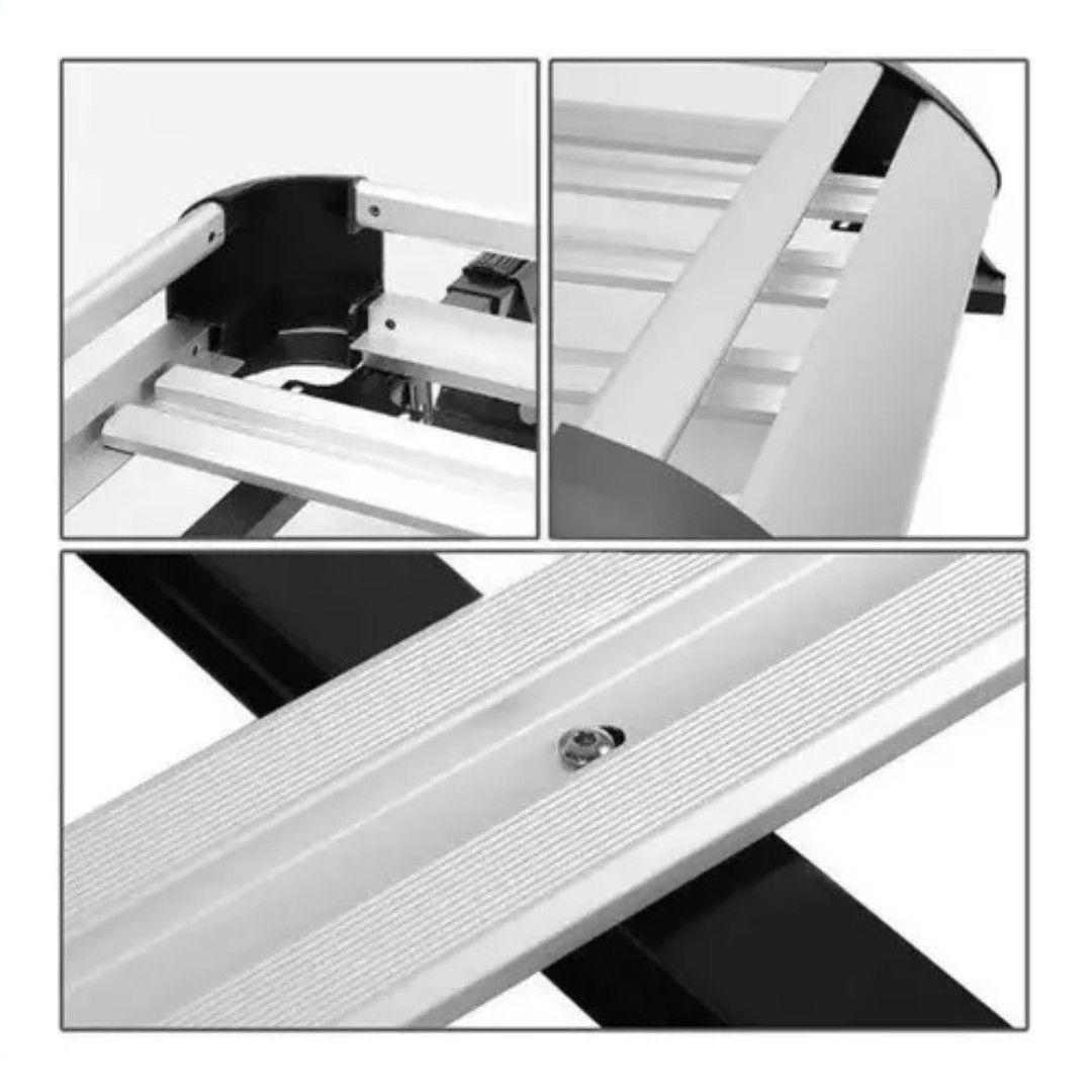 Parrilla De Aluminio Portaequipaje Para Autos 140 X 100 Cm-2