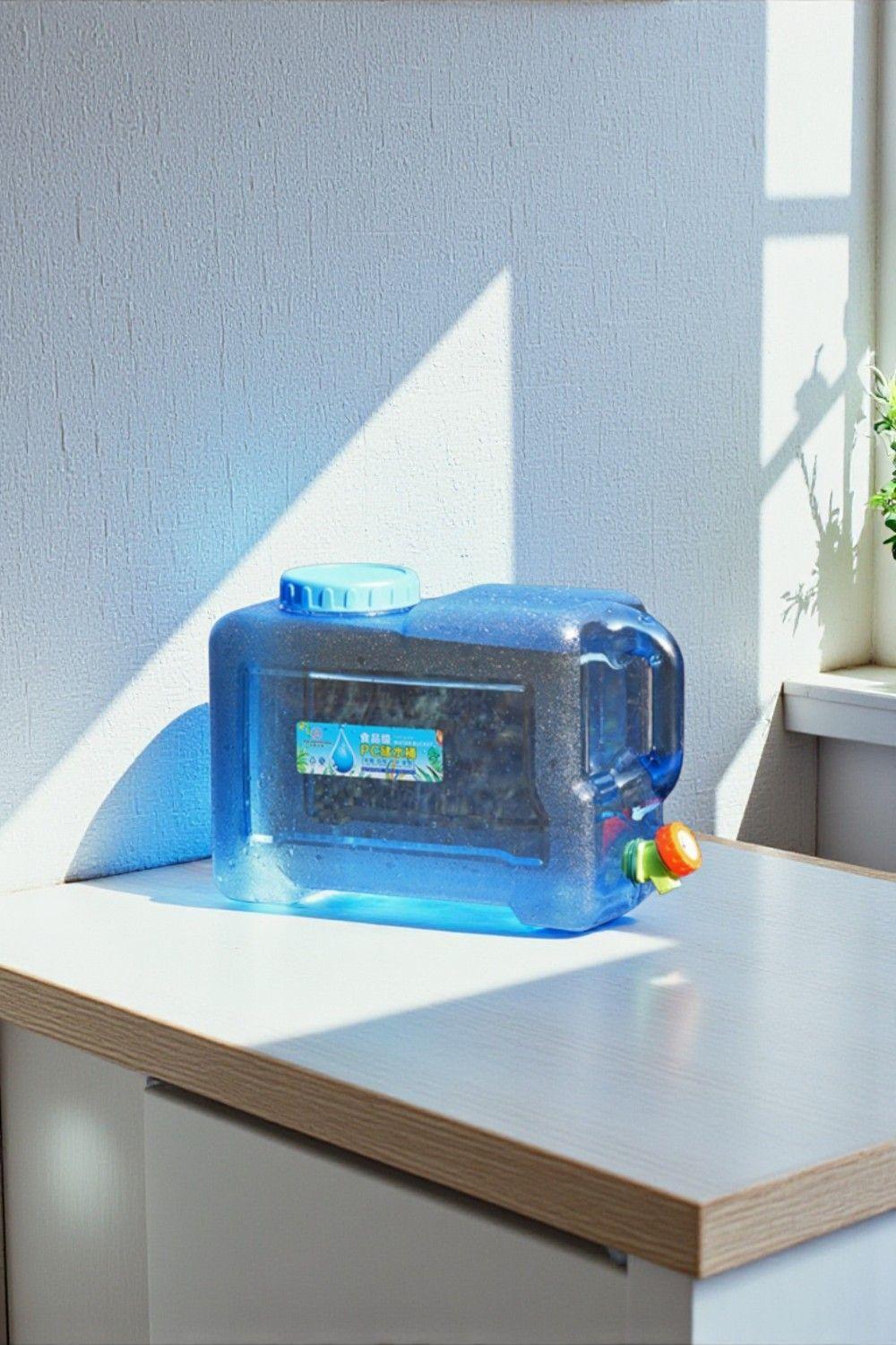 DISPENSADOR TANQUE DE AGUA 12LTS PORTATIL CON TAPA Y GRIFO PARA CAMPING-1