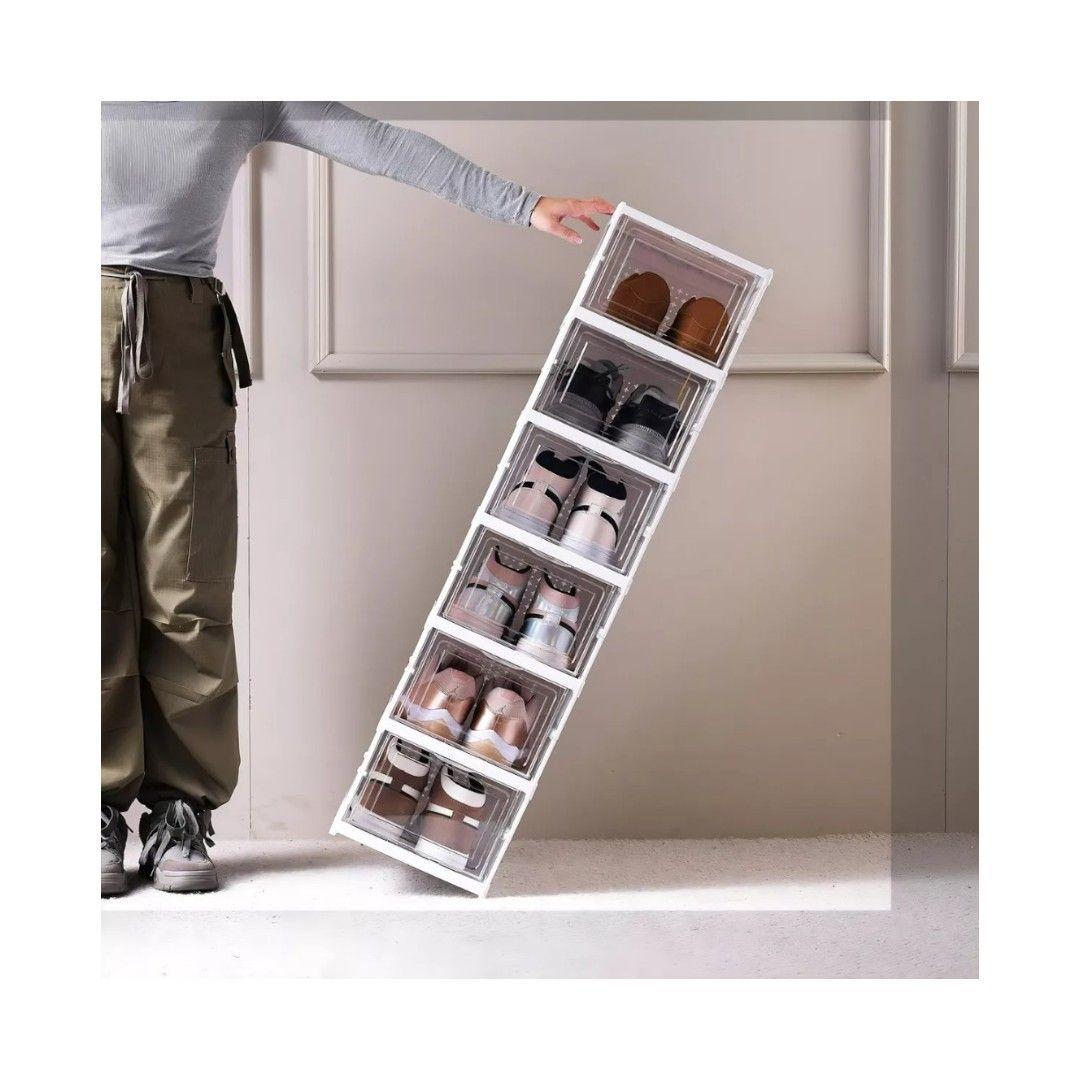 Zapatera Plegable 6 Niveles Una Pieza Firme Sin Instalación-3