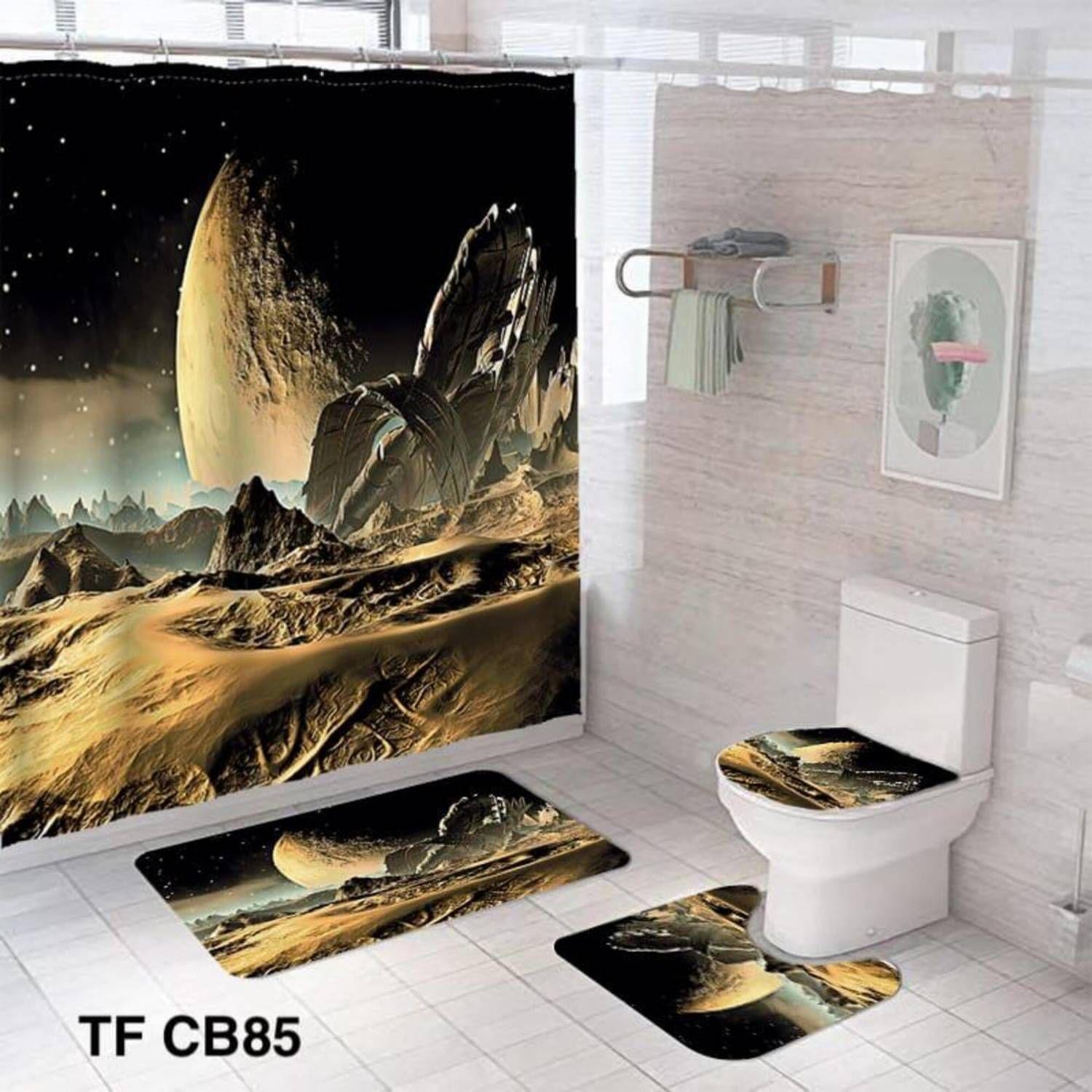 Set de Baño de 4 piezas diseño de Luna-1