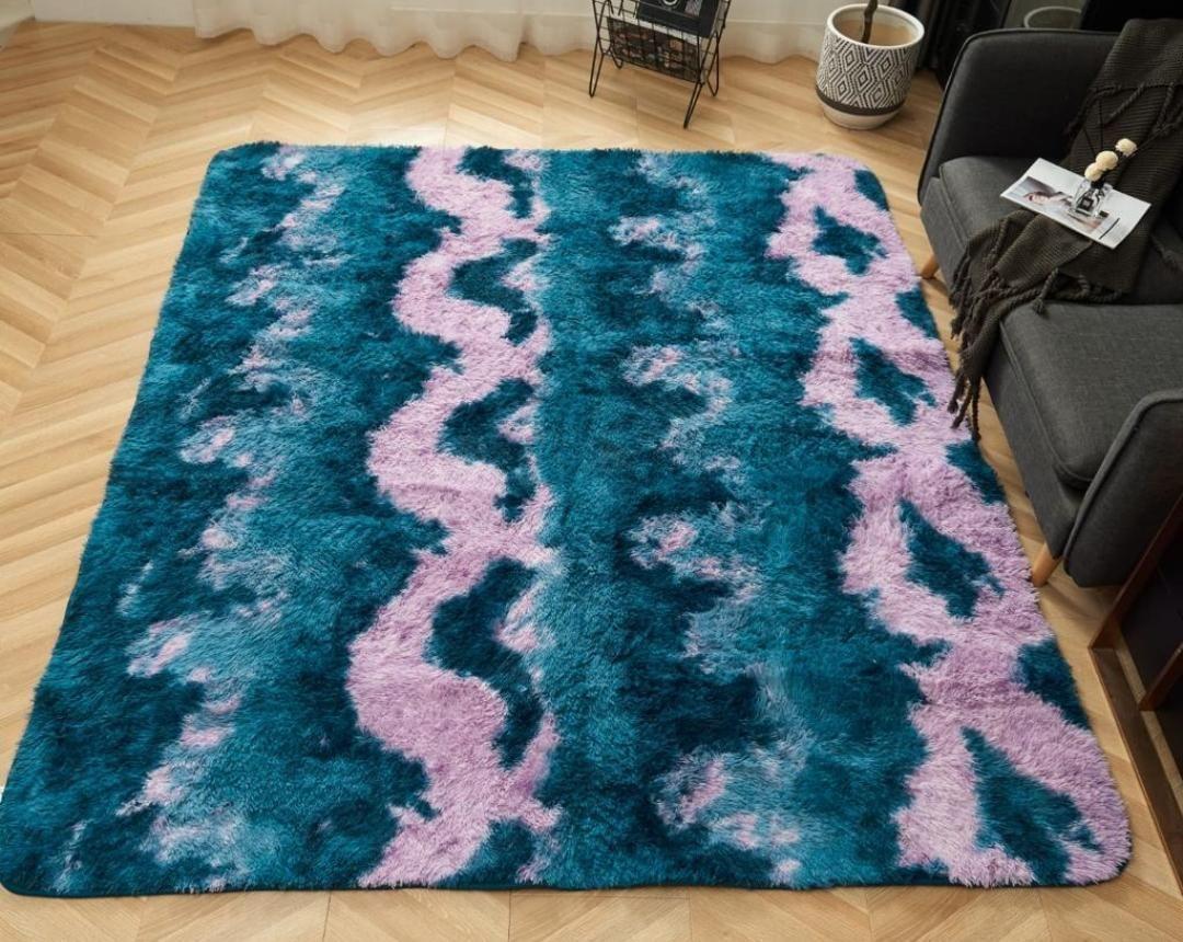 Alfombra Pelo Corto Grande Estilo Moderno 200x240cm-1