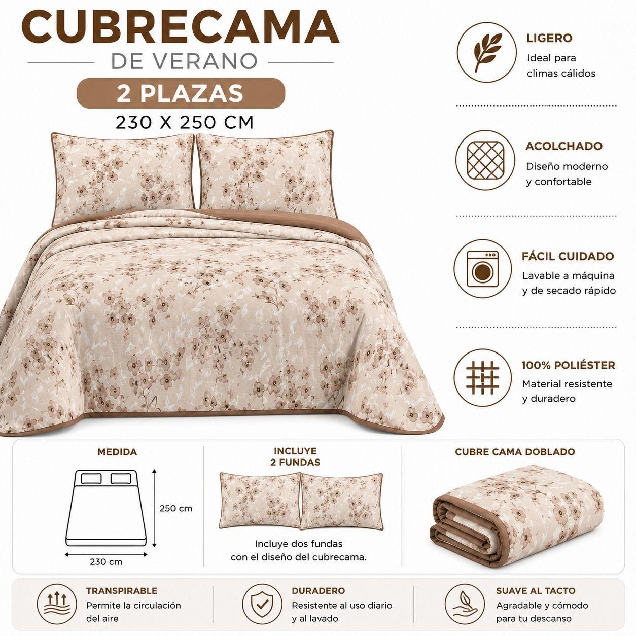 Cubrecama de verano 2 plazas 230x250-1