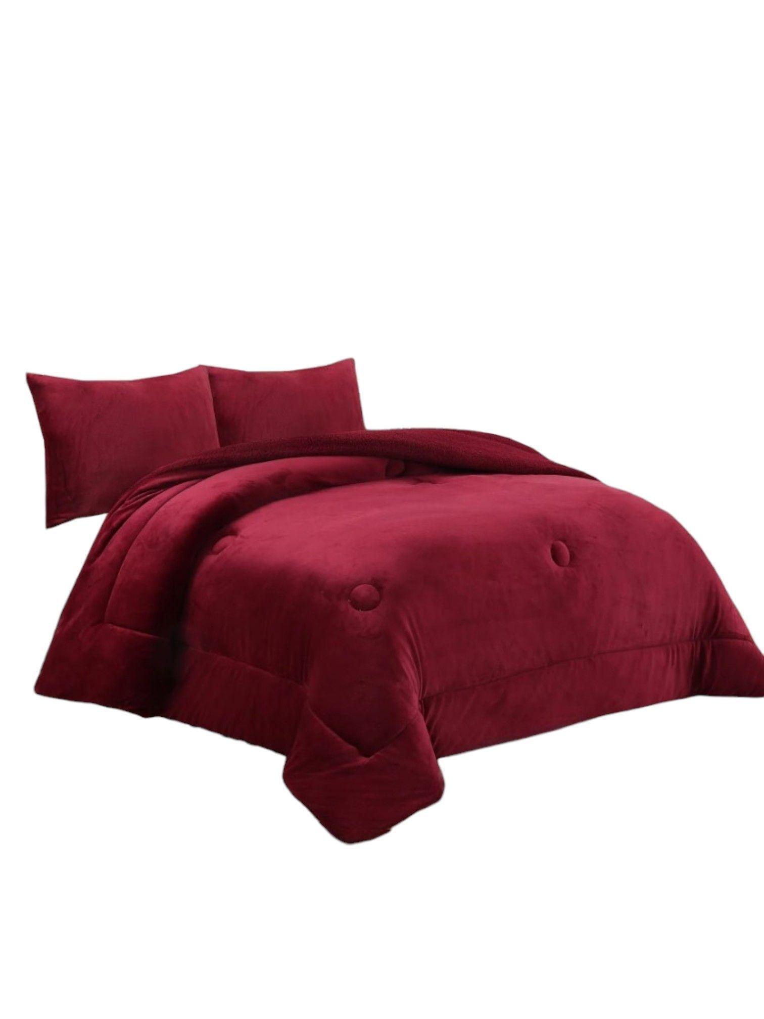 Plumon Con Chiporro plush 2 Plazas + 2 Fundas De Almohadas-0