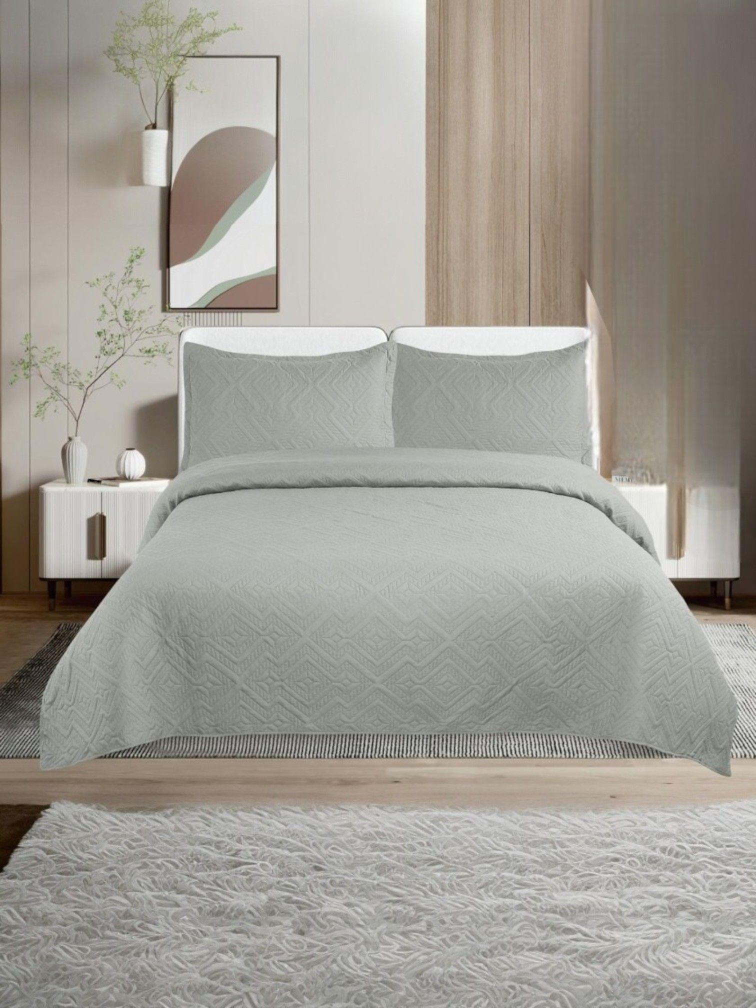 CUBRECAMA QUILT DE VERANO UNICOLOR TF 2P 14-1