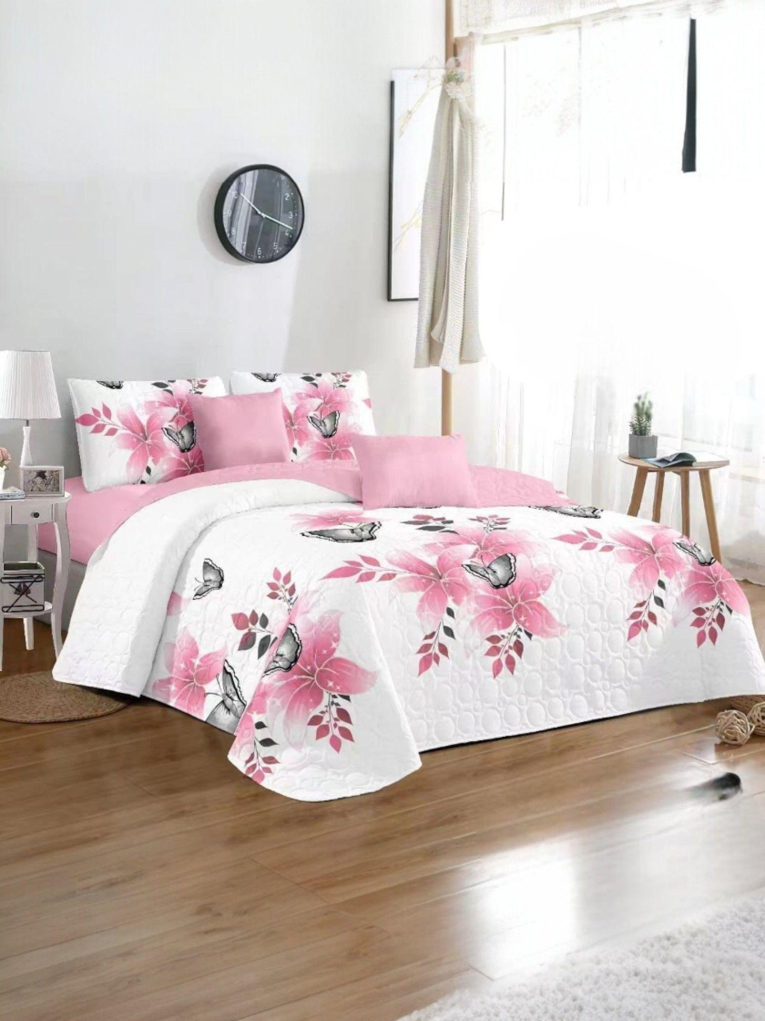 CUBRECAMA QUILT DE VERANO TF CON DISEÑO 2 PLAZAS 17-1