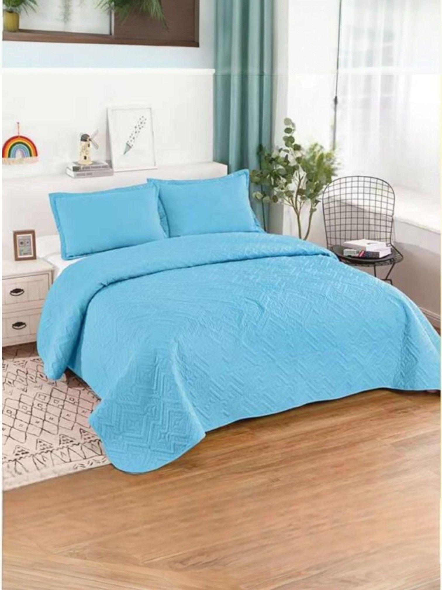 CUBRECAMA QUILT DE VERANO UNICOLOR TF KING 23-1
