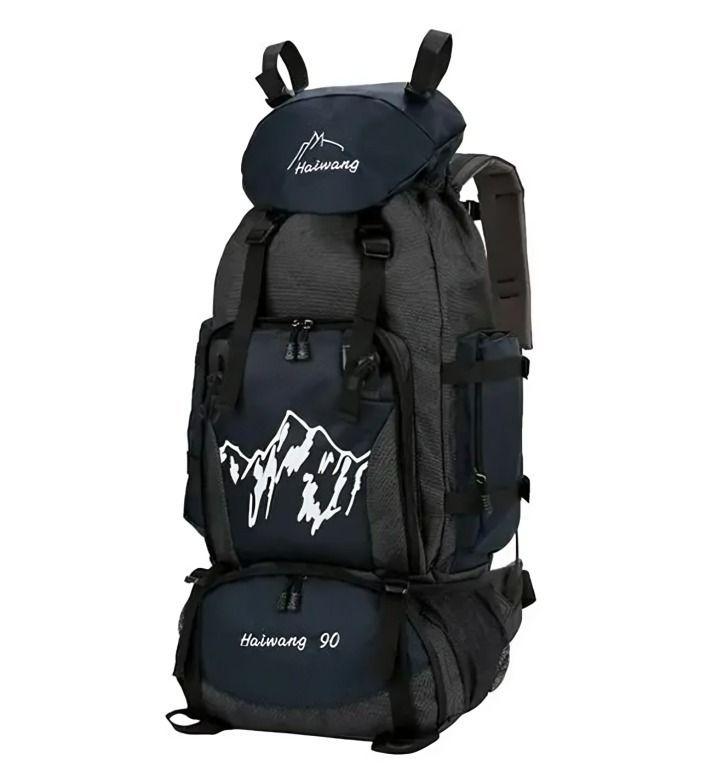 Mochila Impermeable Outdoor De 90 Litros Negro-0
