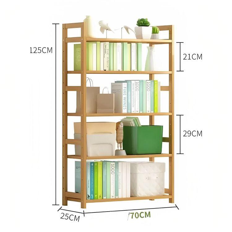 Organizador Estante De Bambú 5 Niveles De Cocina Y Baño-2