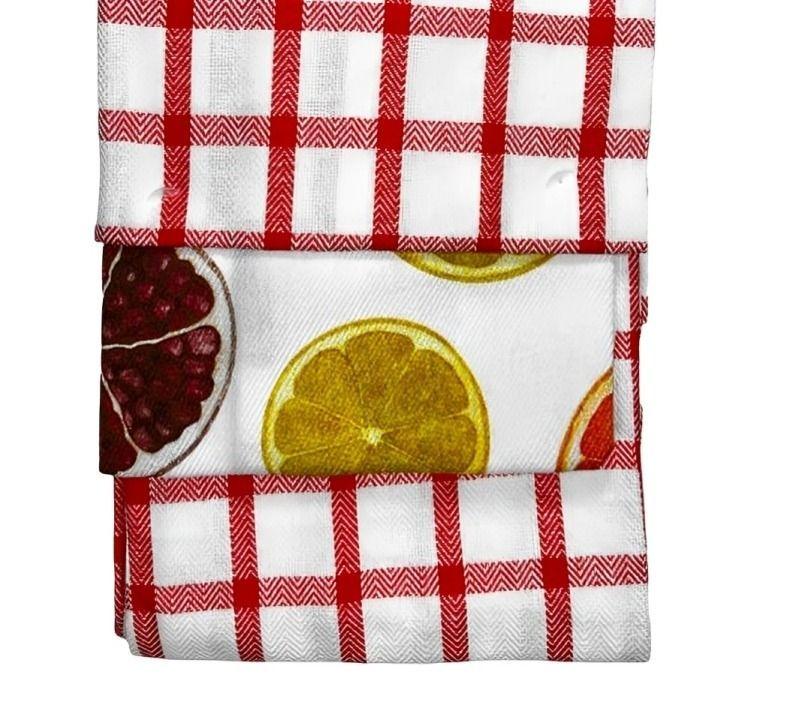 Set 3 Paños de Cocina Happy Cook  Rojo -2