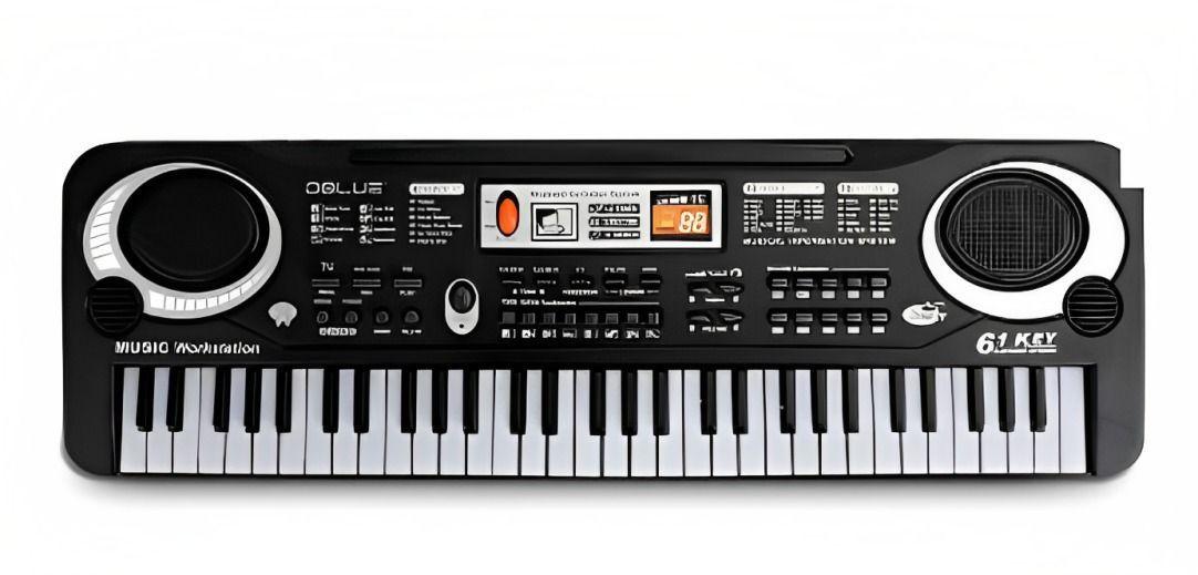  TECLADO MUSICAL KARAOKE CON MICROFONO PARA NIÑOS -0