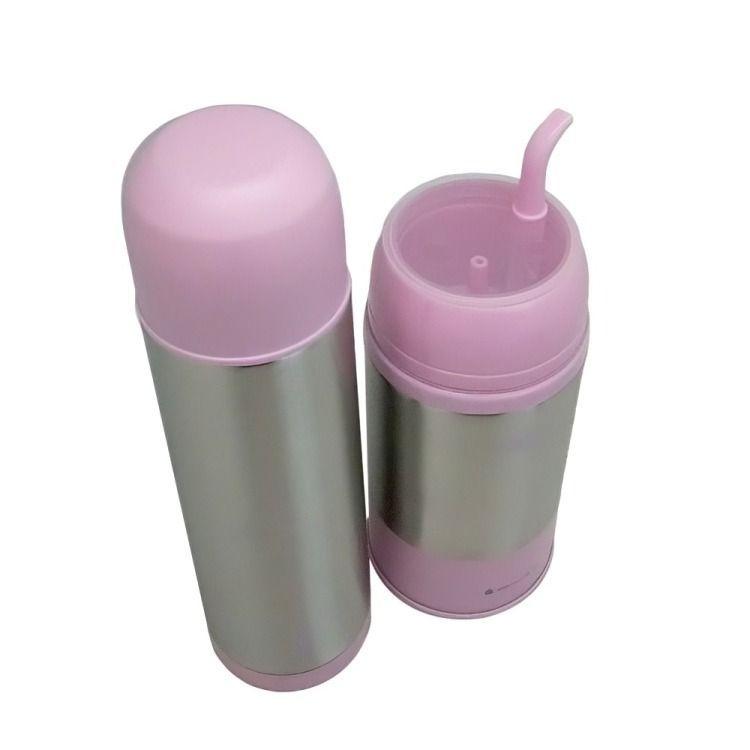Set Termo Mate + Termo Bala Keep Rosa-1