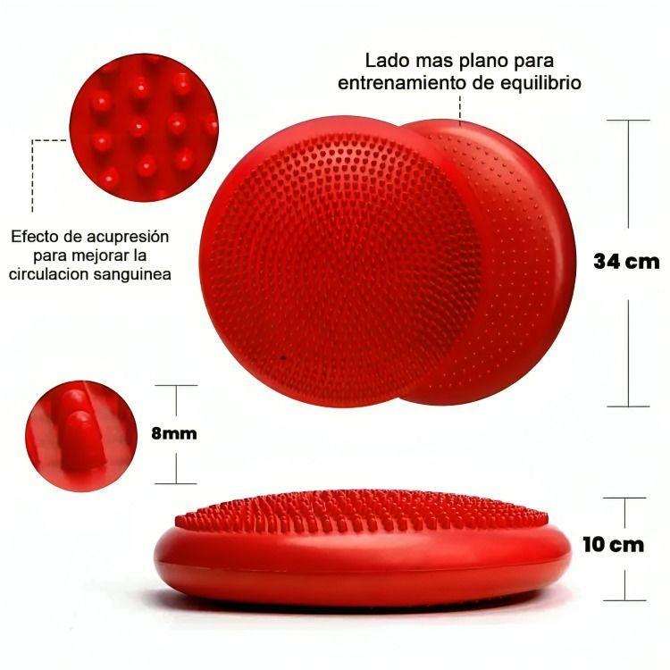 Cojín Autismo Sensorial Propioceptivo Yoga Balones +inflador-4