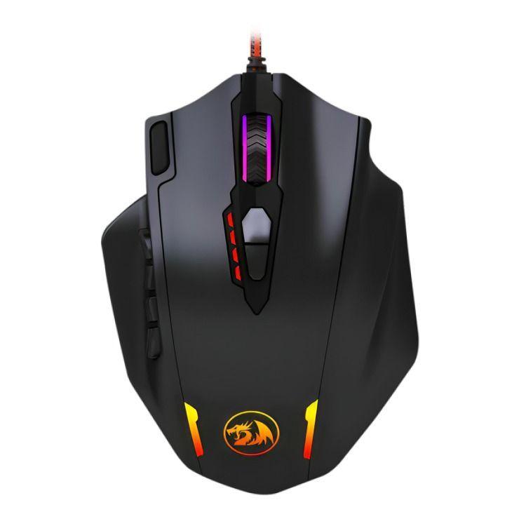 M908 MOUSE GAMER ALAMBRICO RGB IMPACT 18 BOTONES-0