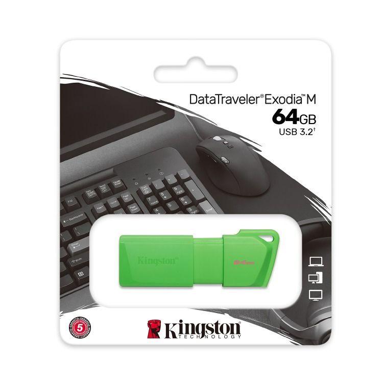 PENDRIVE NEON VERDE 64GB 3.2 DTXM NEON 64GB-3