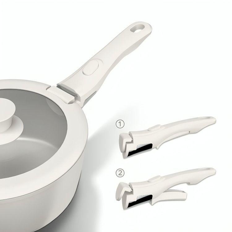 Batería de Cocina 7 Piezas Aluminio Forjado Black-4